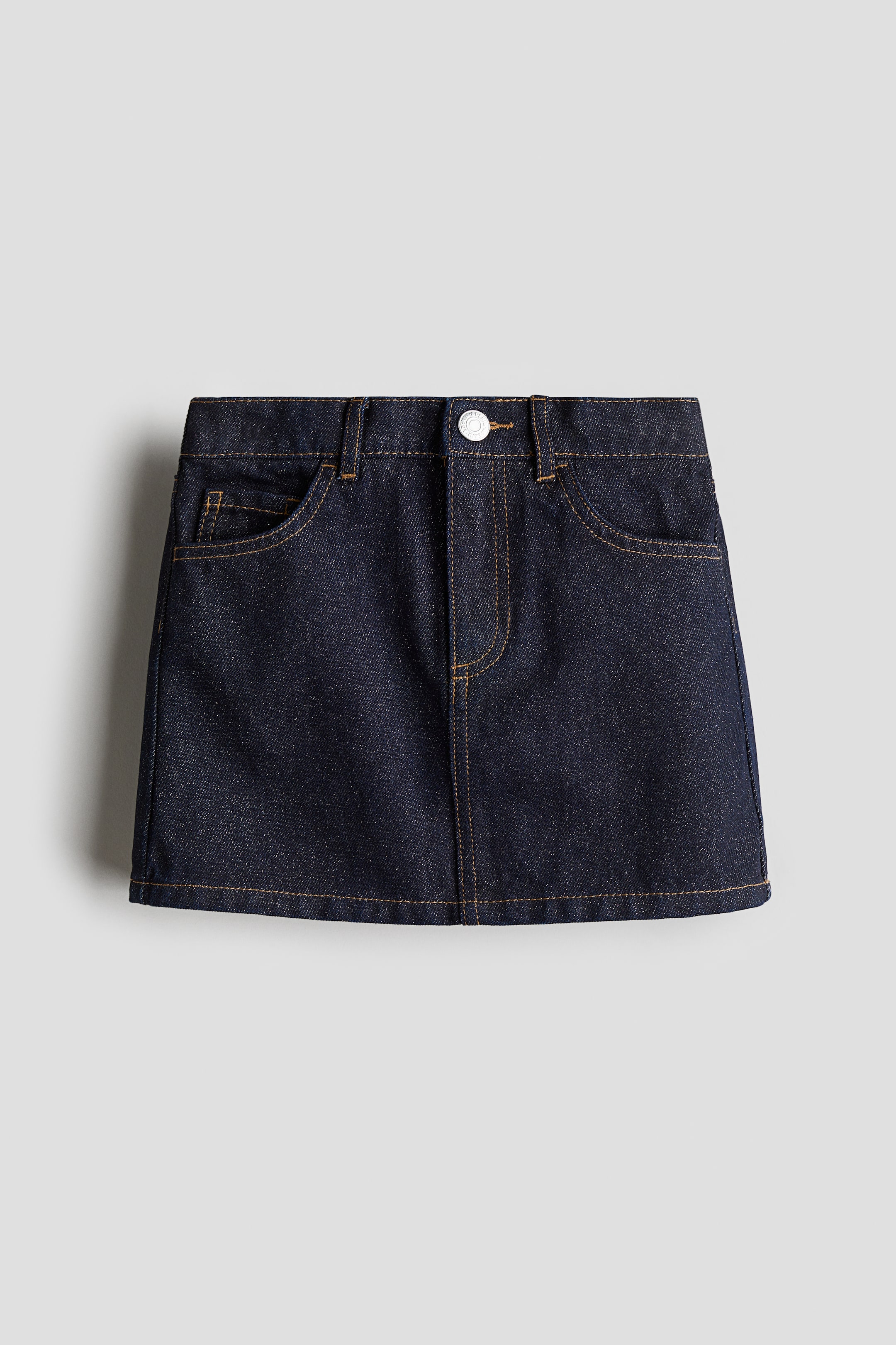 Shimmering denim skirt - Dark denim blue - Kids | H&M GB 5