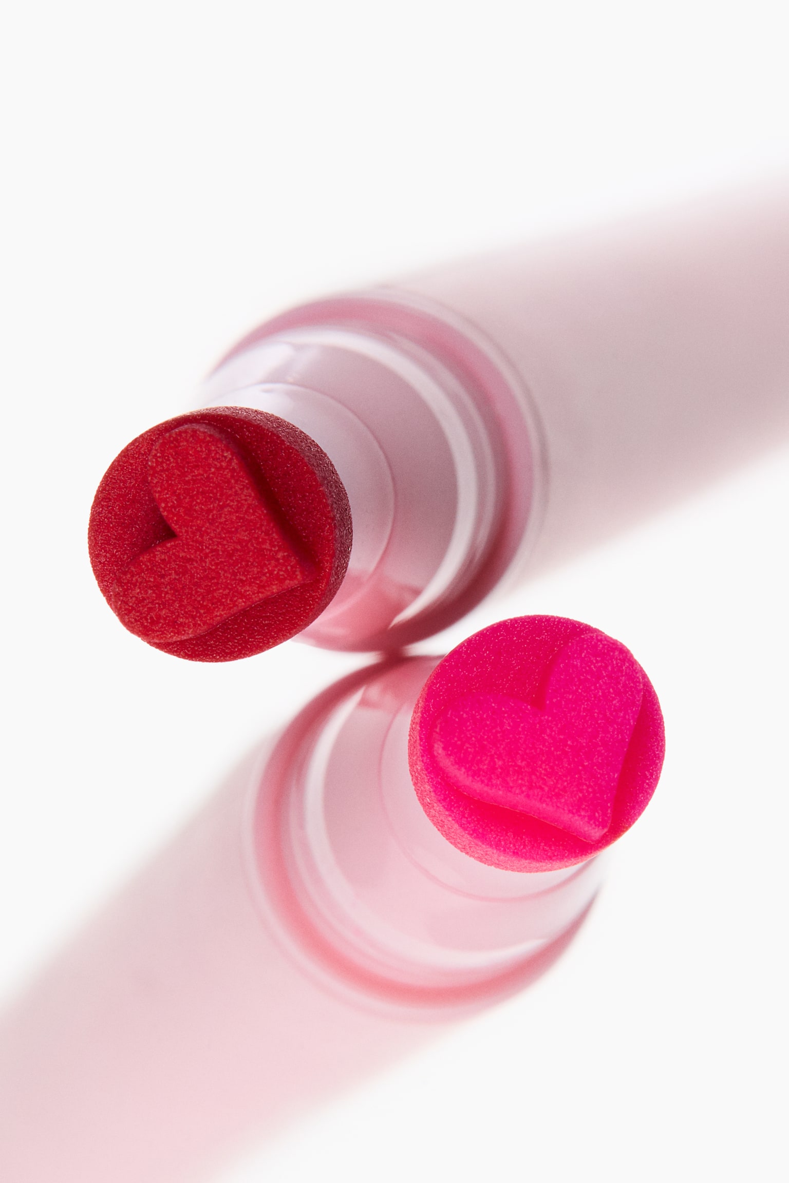 Heart-shaped stamp - Pink/Red - 2