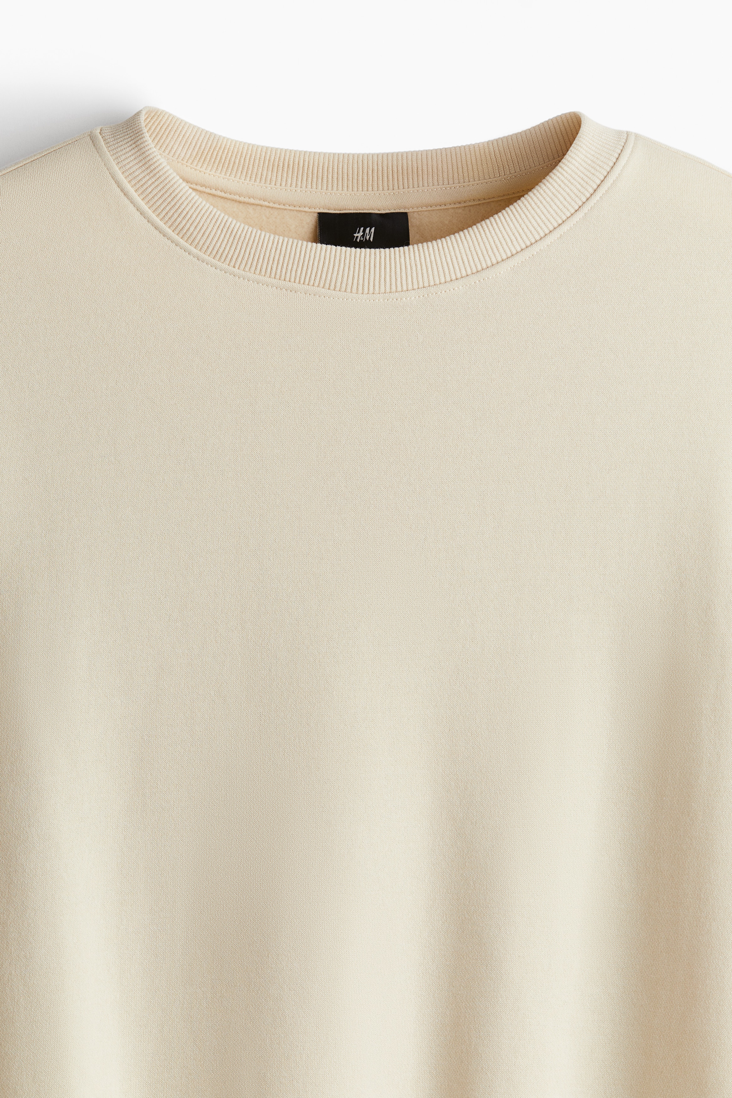 m.u CLASSY RAGLAN SWEAT ベージュ×ブラック Gradient Crewneck - Aya Muse