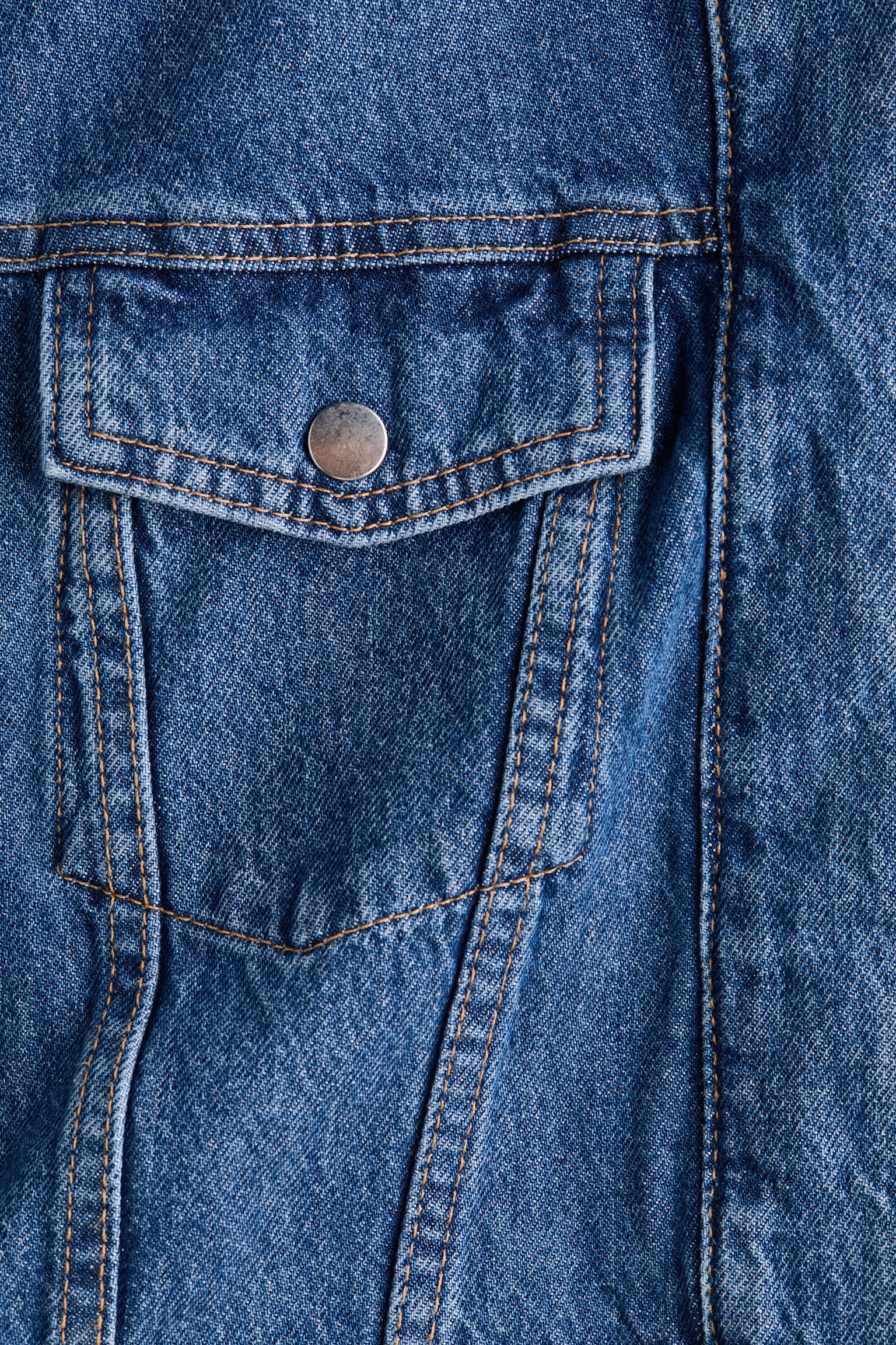 Cropped denim jacket - 7