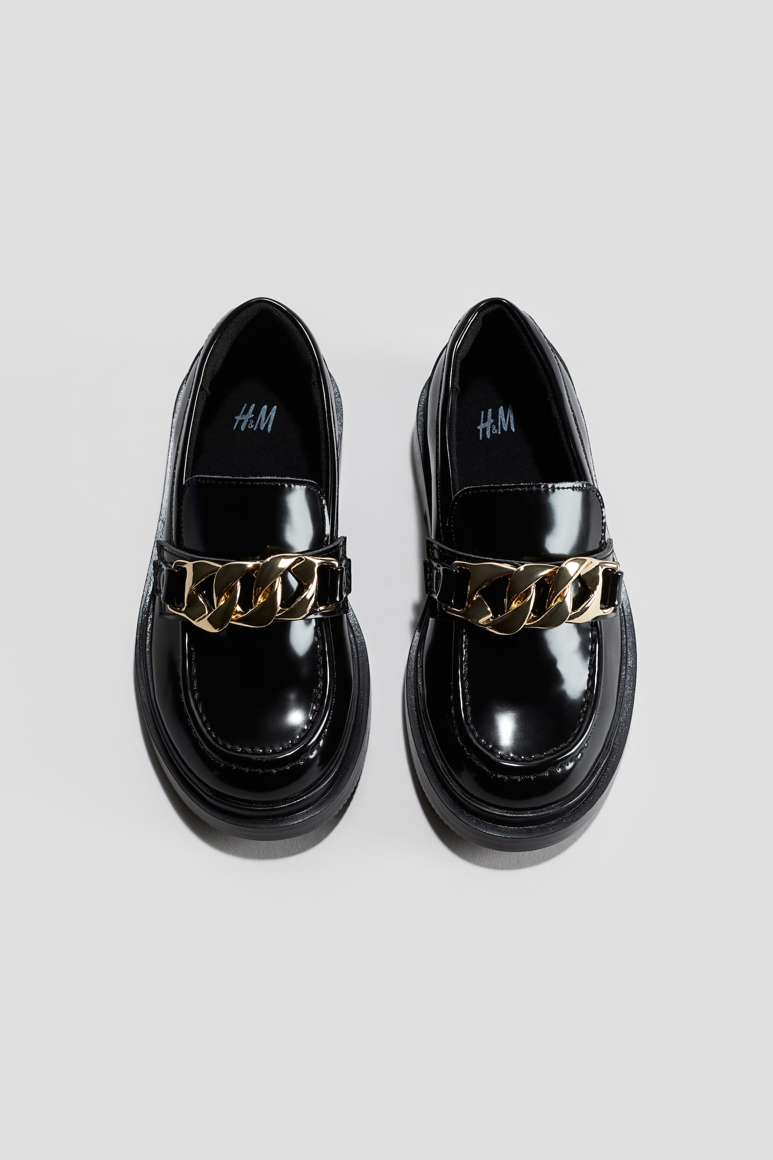 Loafers - Black/Silver-coloured/Glitter - 3