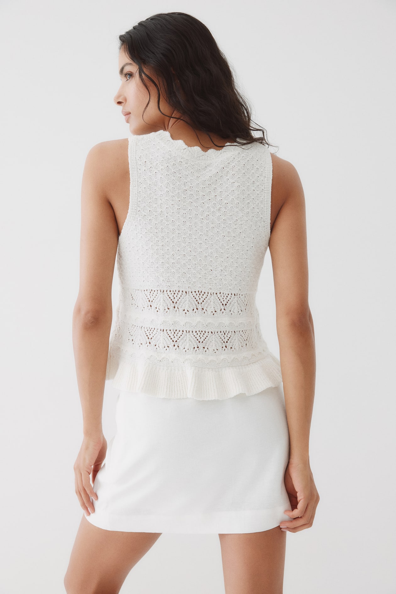 Linen-Blend Mini Skort - image 2