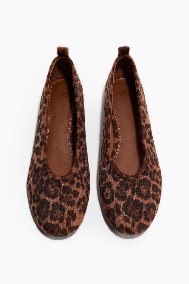 Bailarinas - Café/Diseño de leopardo - 1