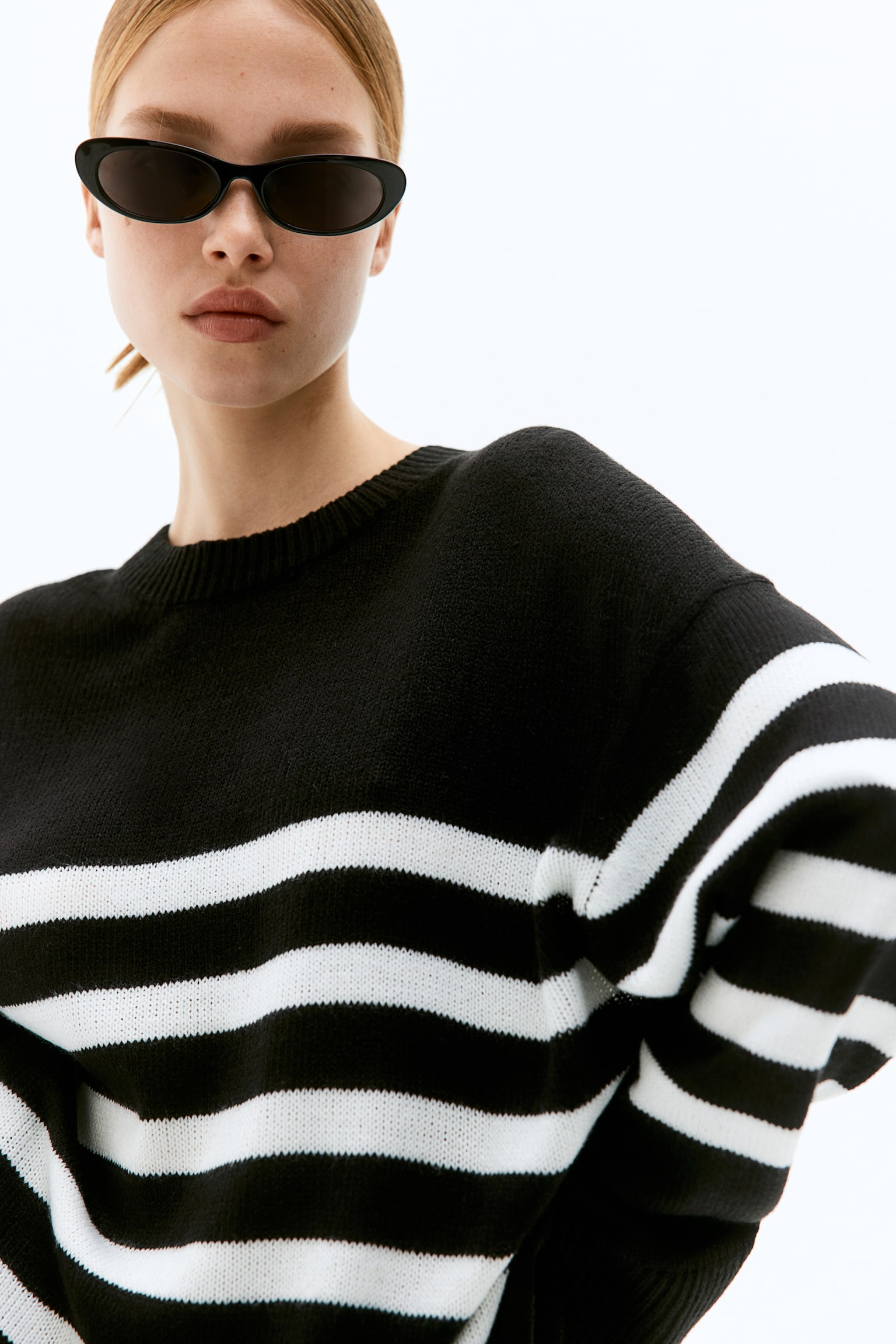 Jumper - Black/Striped/Light beige/Striped/Yellow/Black/Navy blue/Striped/Light beige/Striped/Cream/Striped - 1