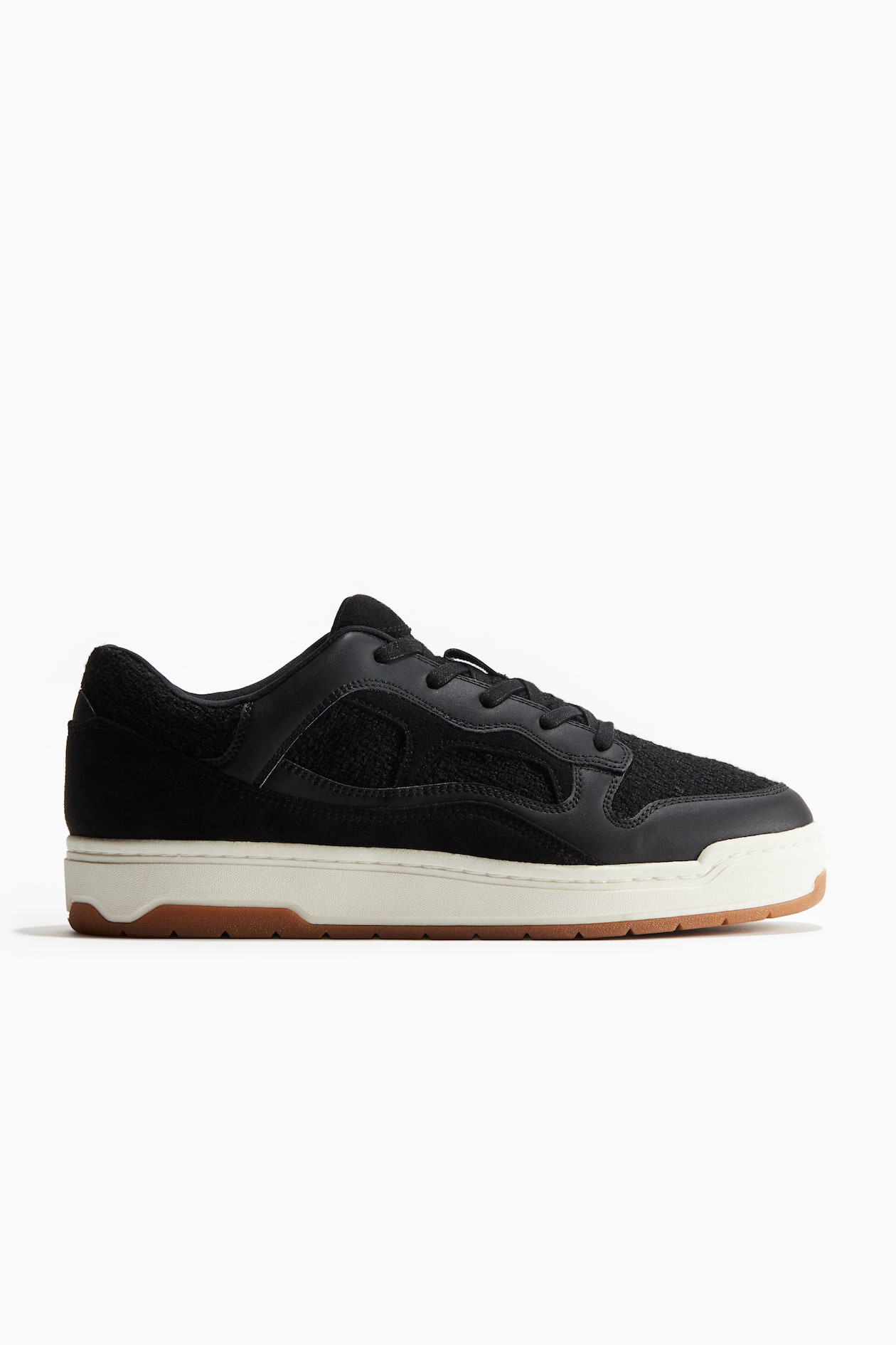 Sneaker aus Bouclé - Ohne Absatz - Black - Men | H&M DE