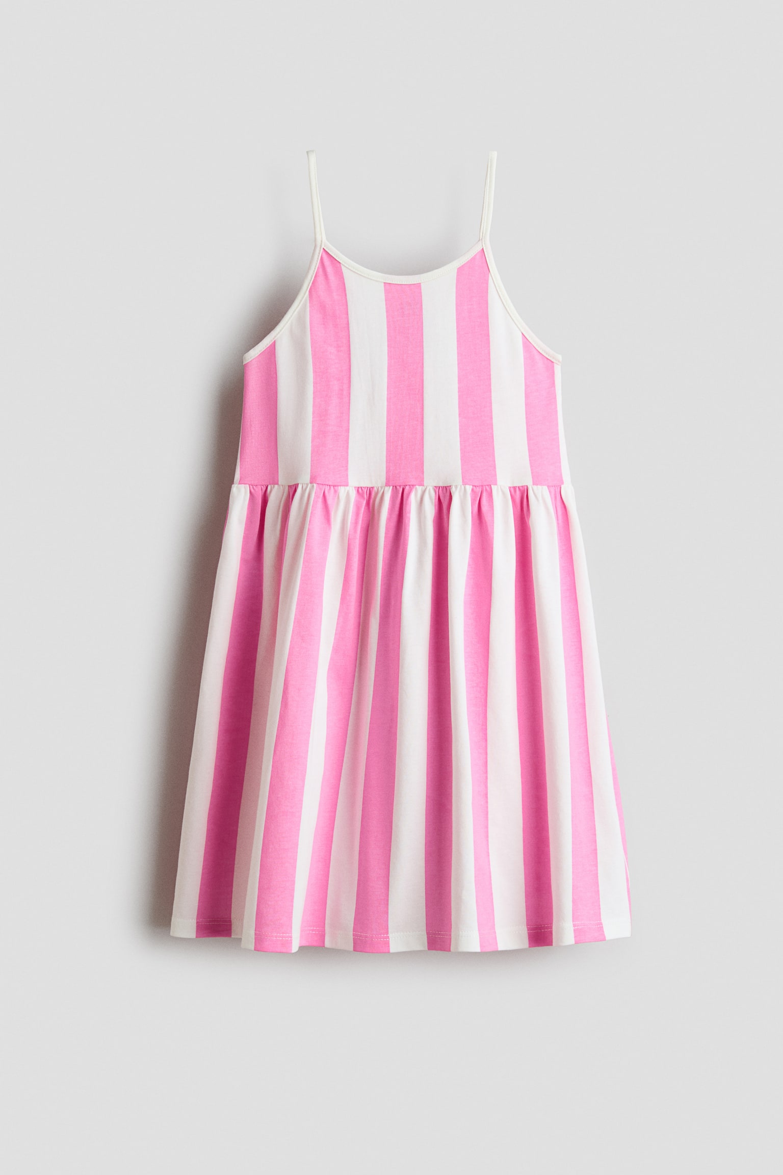 Robe à bretelles fines en coton - Rose/blanc/Blanc/rayé/Bleu clair/cœurs