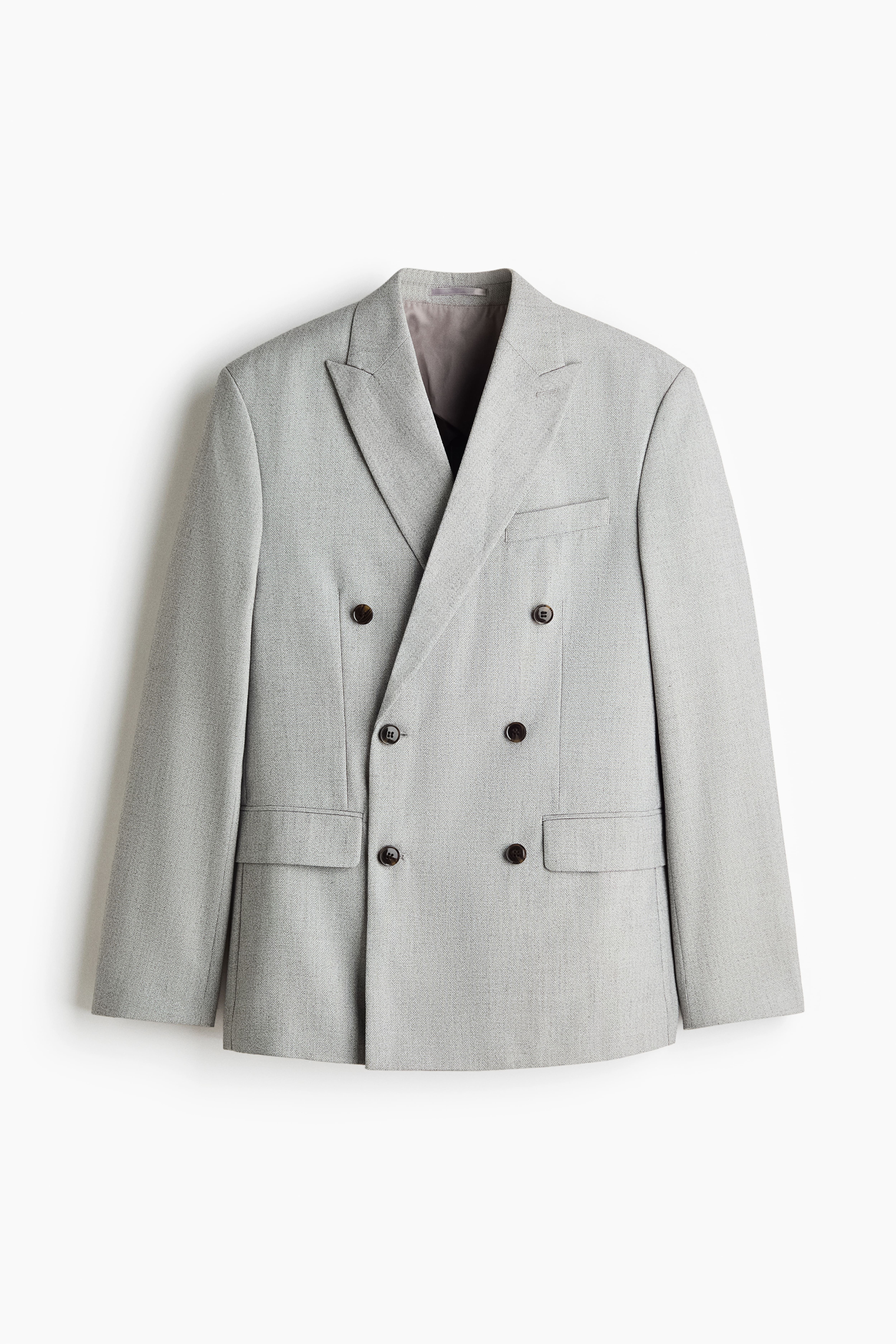 Regular-Fit Double-Breasted Jacket