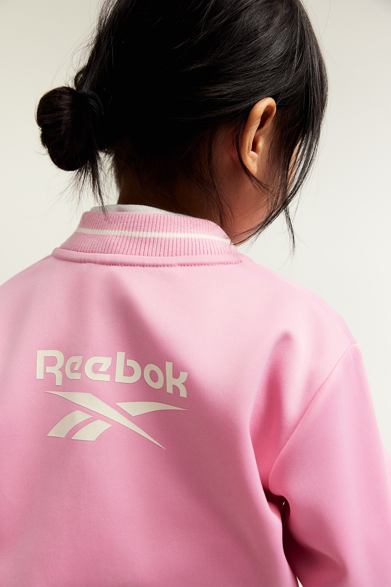 Print-motif track jacket - Pink/Reebok - 4