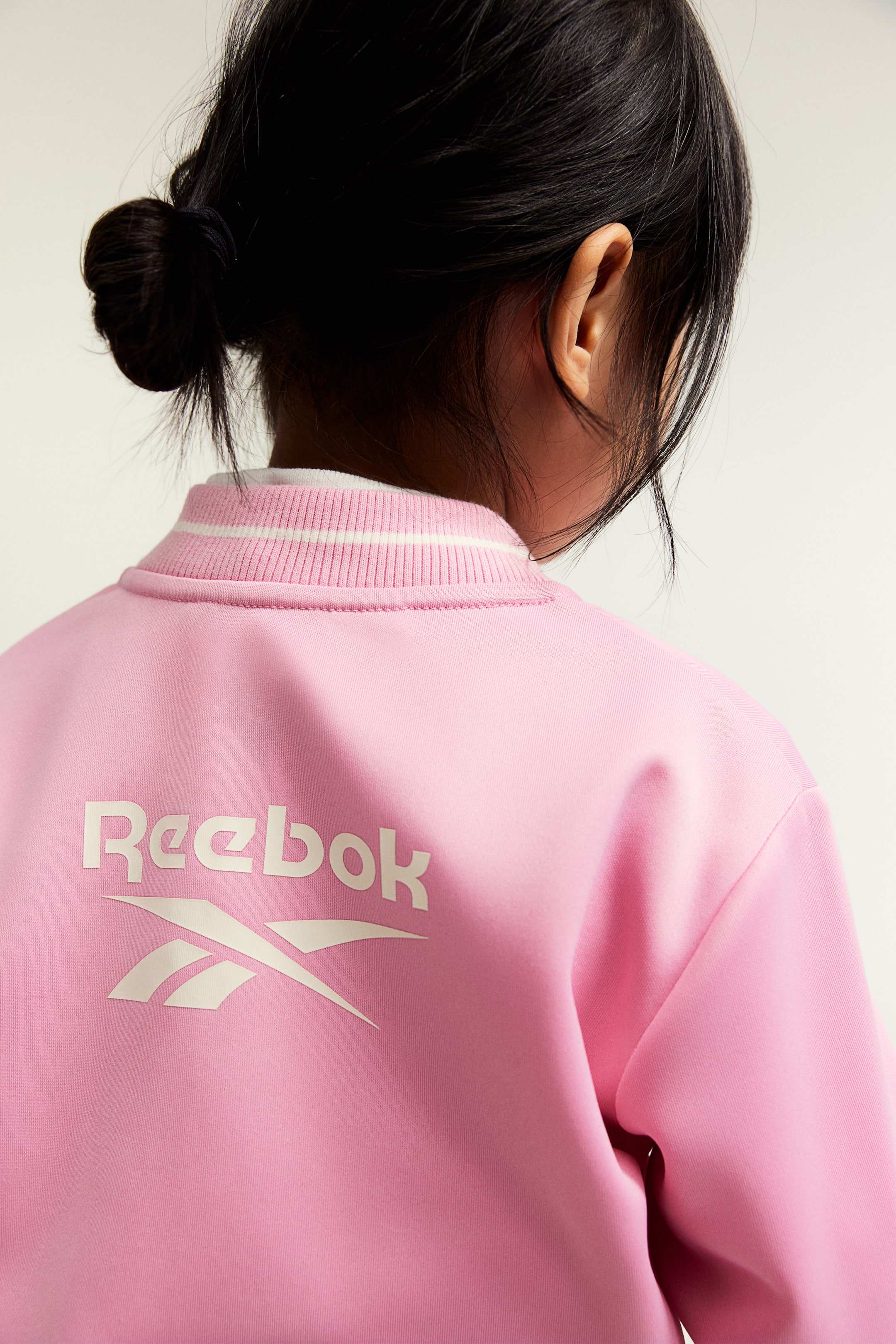 Print-motif track jacket - Pink/Reebok - Kids | H&M GB 3