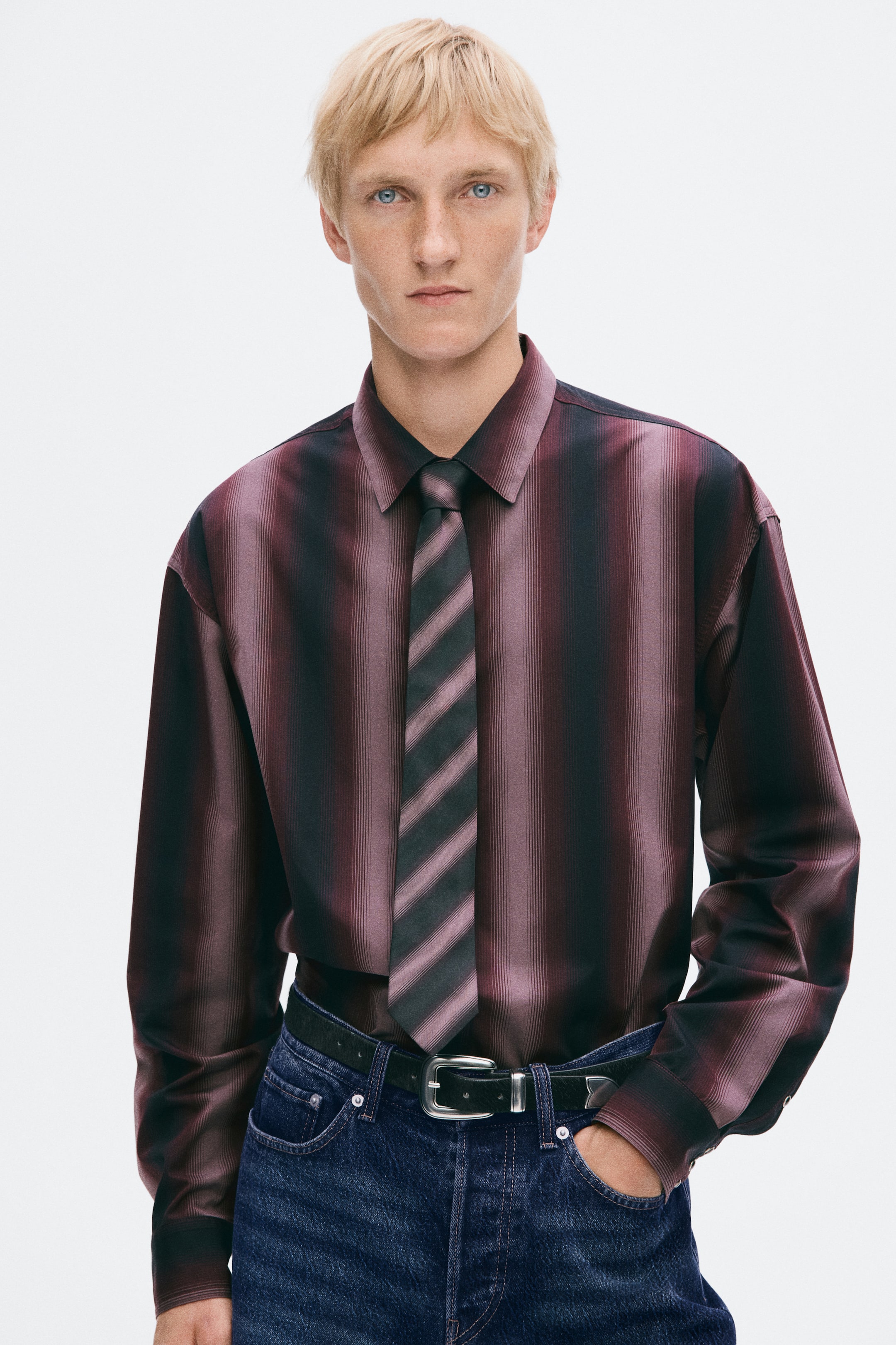 Chemise classique en coton pima