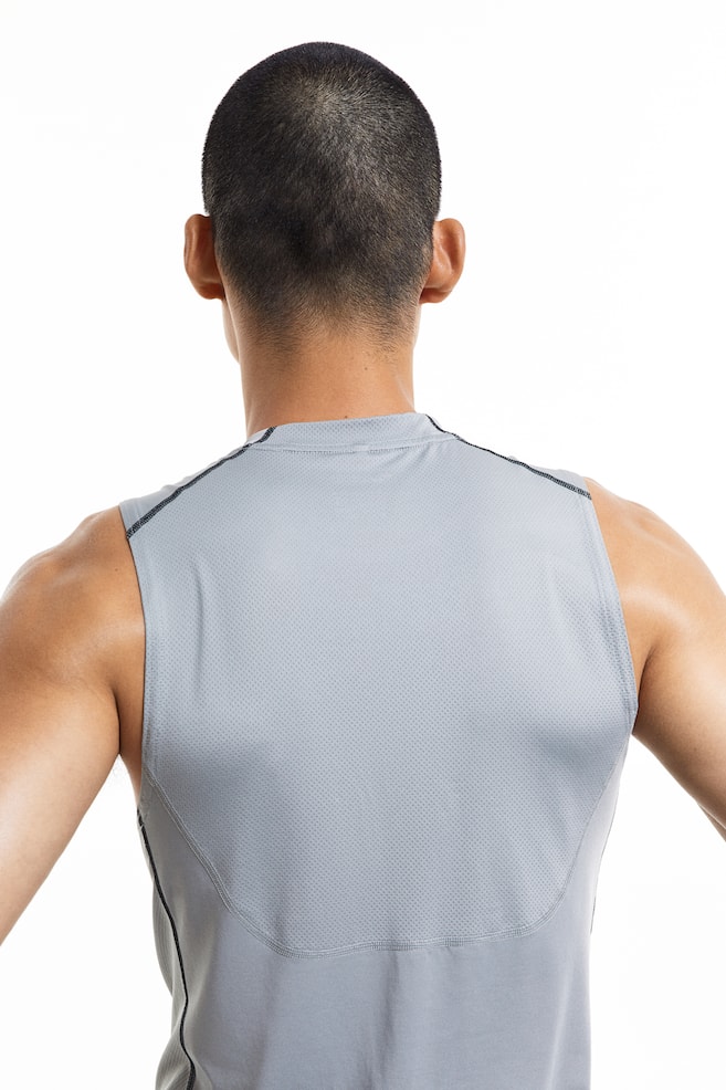 DryMove™ Sports vest top - Grey/Black/White - 5