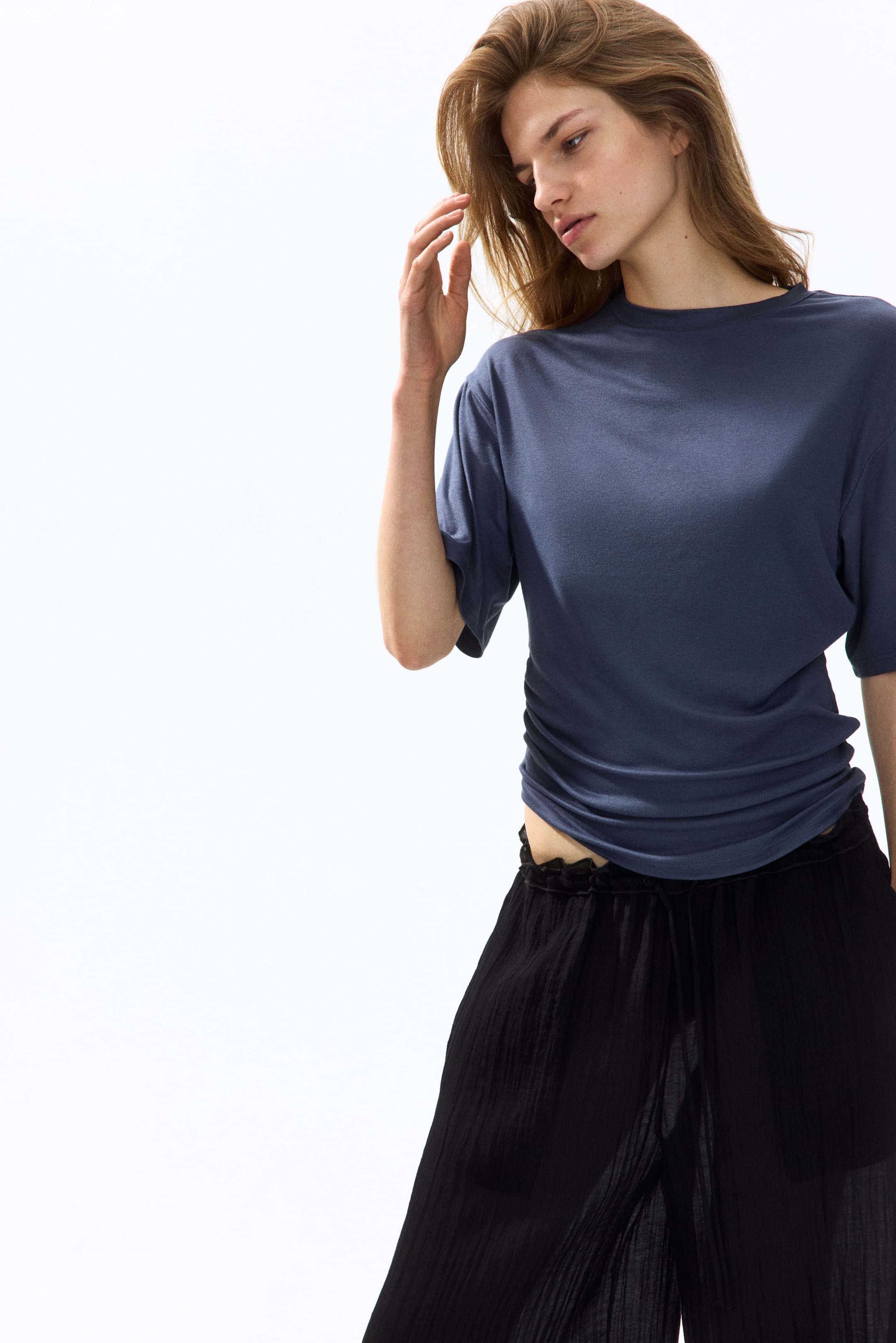Draped Viscose Top