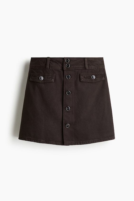 Женские юбки H&M A-Line Denim Mini Skirt