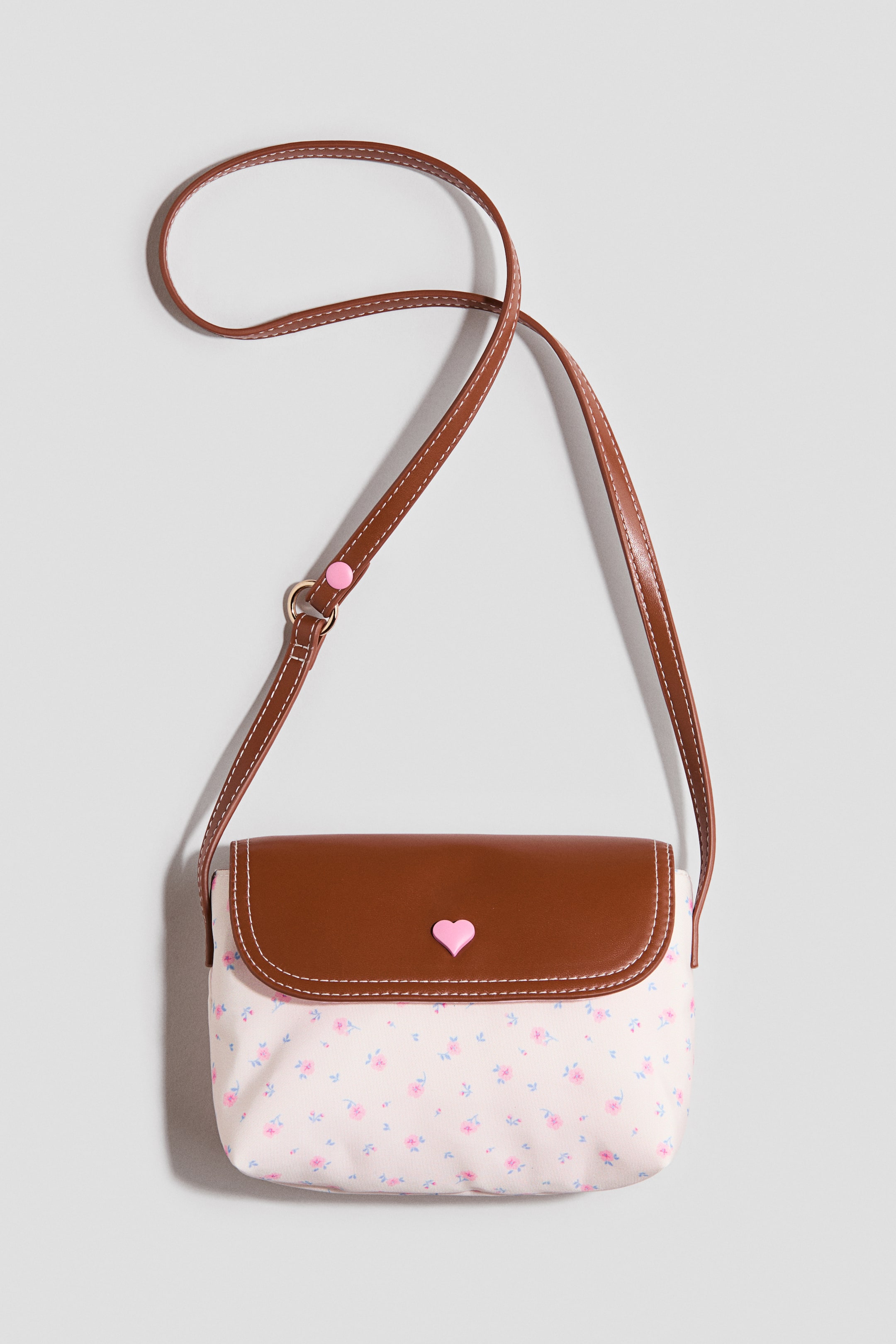 View larger image: Crossbody Bag - Cream/floral - Kids | H&M US 1