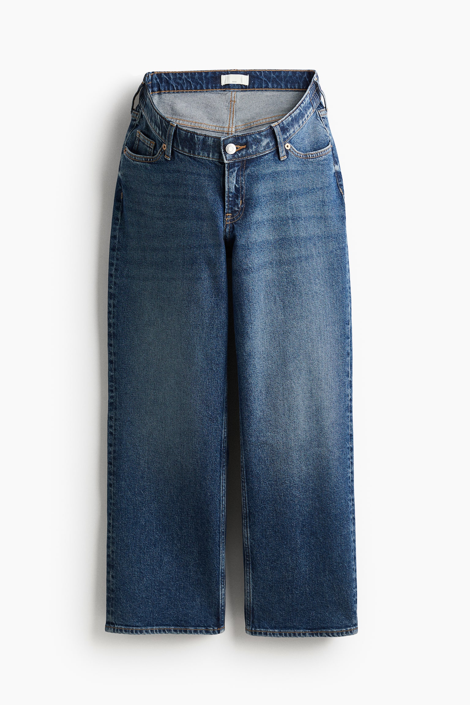 MAMA Before & After Straight Low Ankle Jeans - Denim blue/Light denim blue - 2