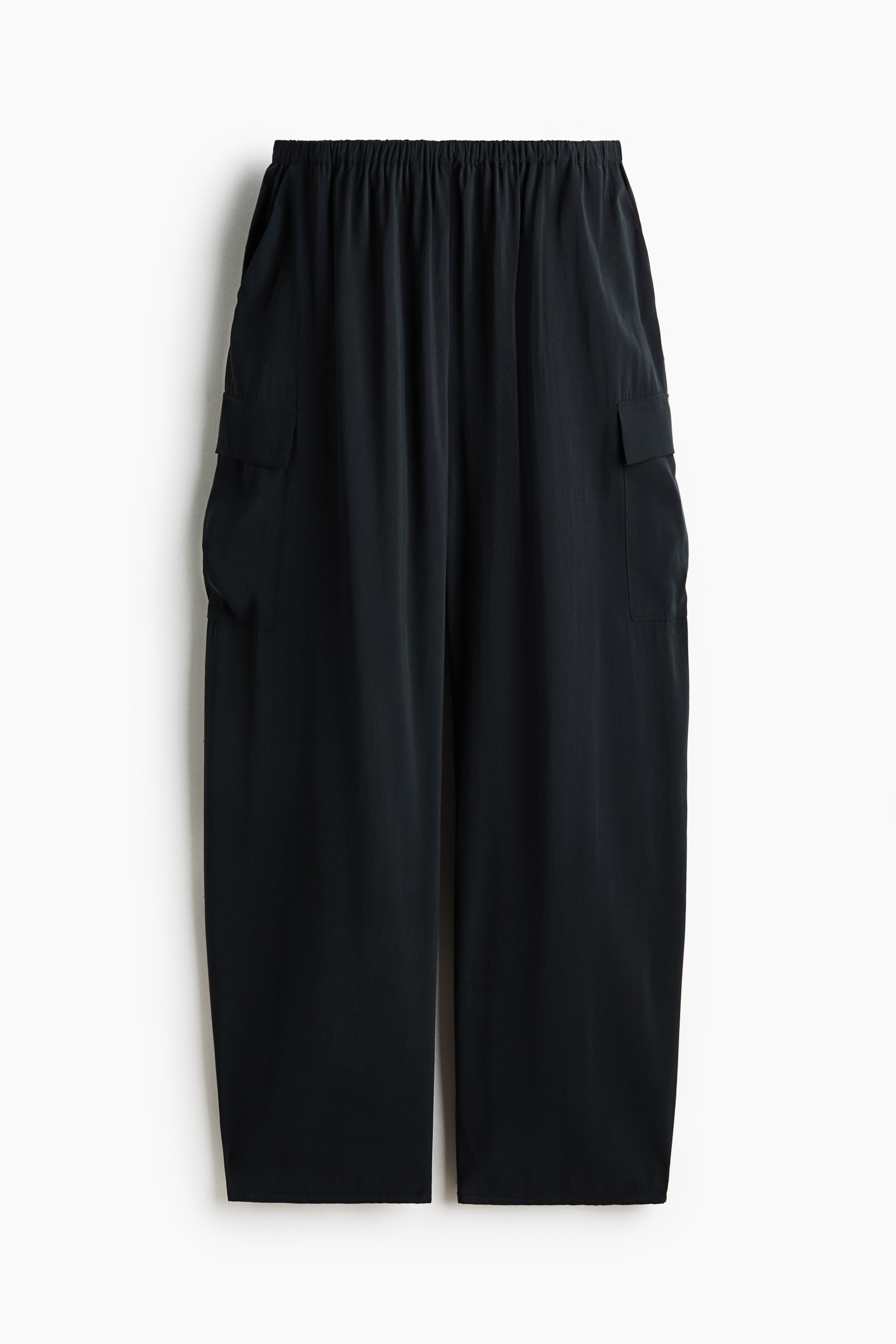 Viscose-Blend Pull-On Pants