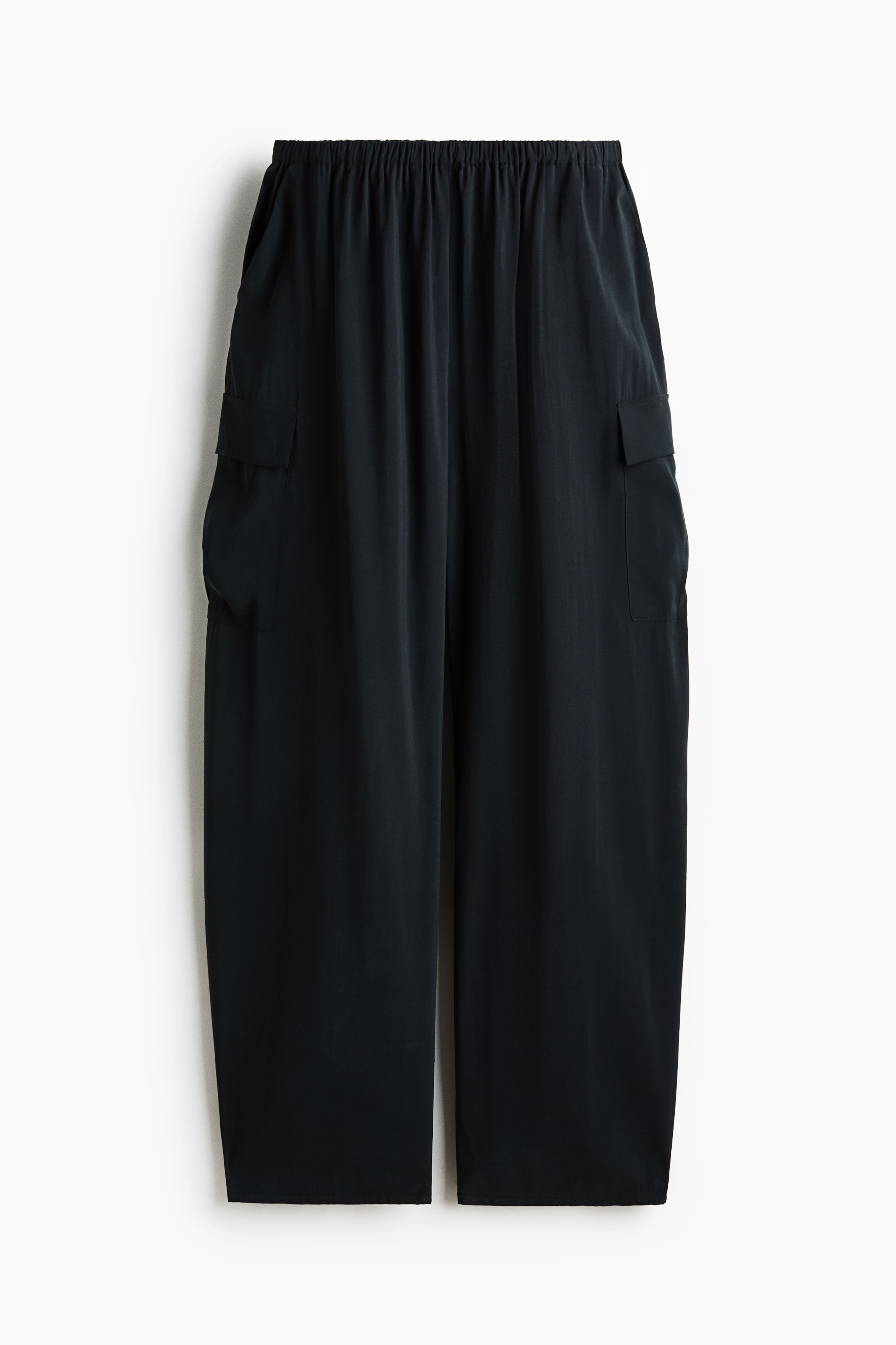 Viscose-Blend Pull-On Pants