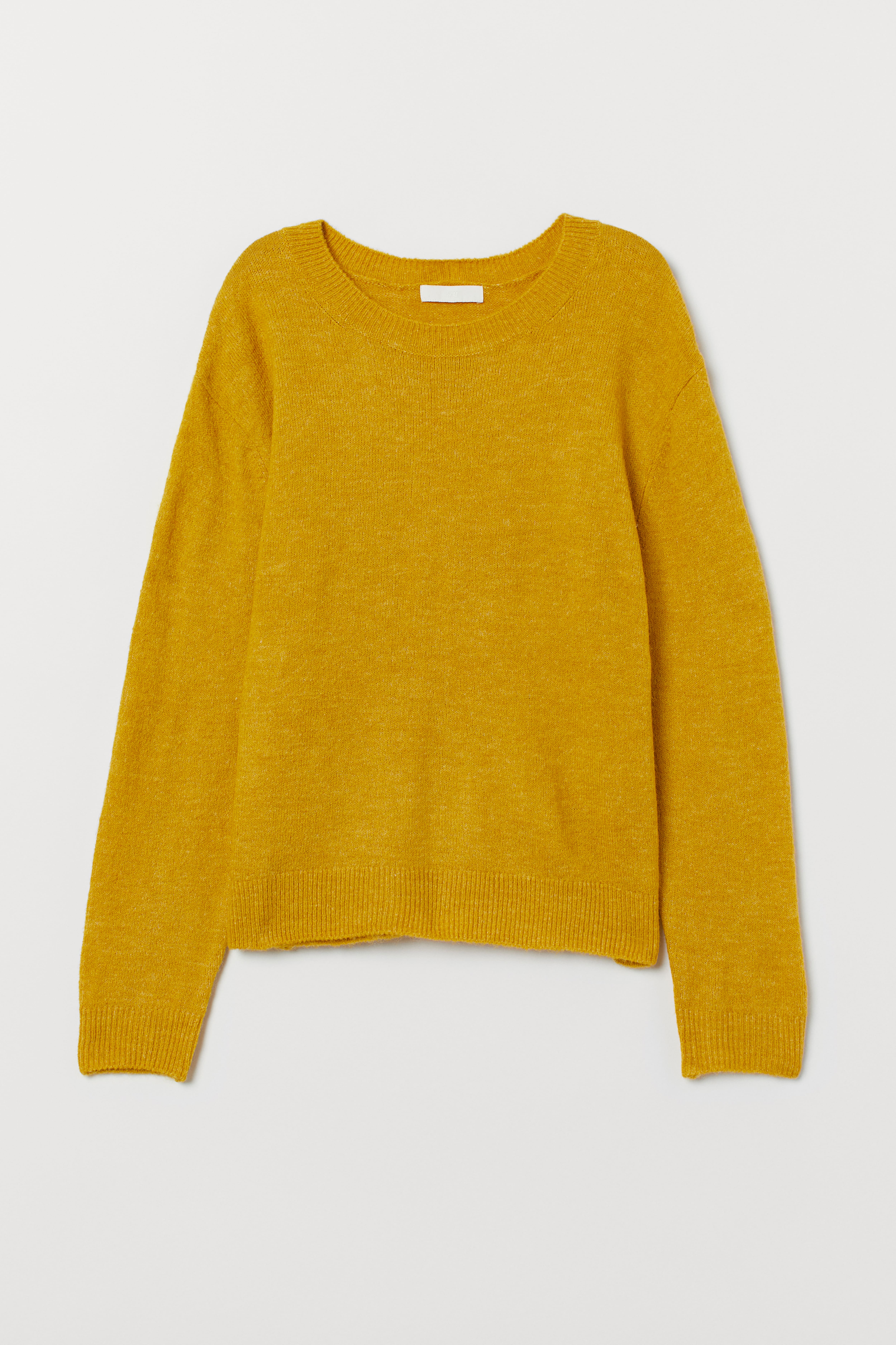 H&m divided yellow sweater best sale