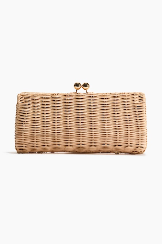 Женские сумки H&M Rattan Clutch Bag