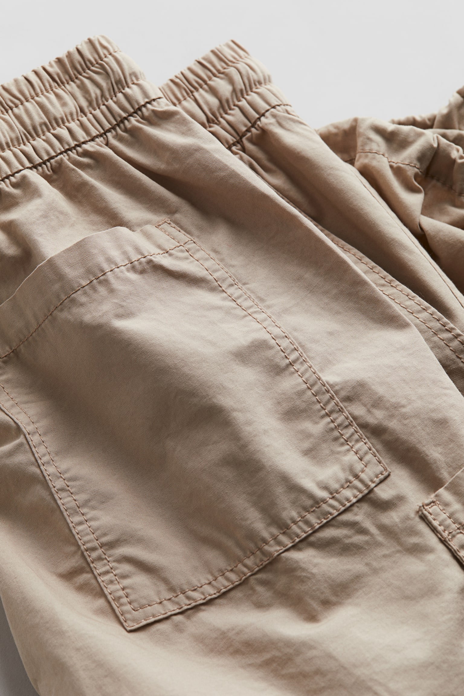 Parachute Pants - Beige/Denim blue/Dark grey - 6