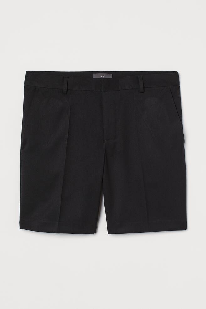 Stylede shorts Slim Fit - Sort - 1