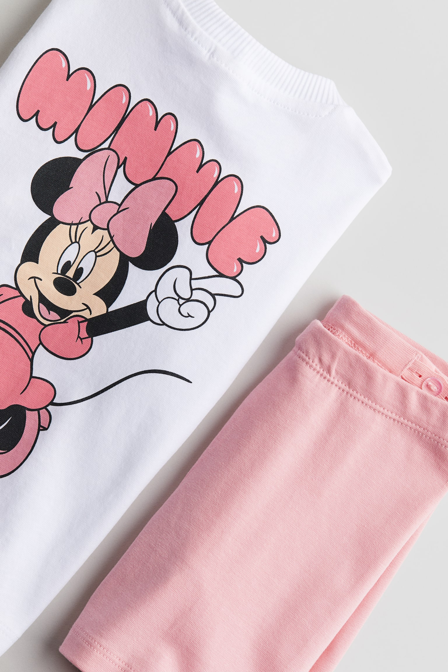 2-piece jersey set - Light pink/Minnie Mouse - 2