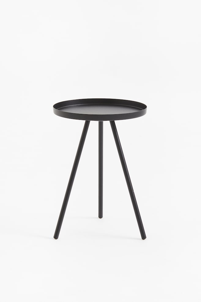 Small side table - Black/Light grey/Mint green