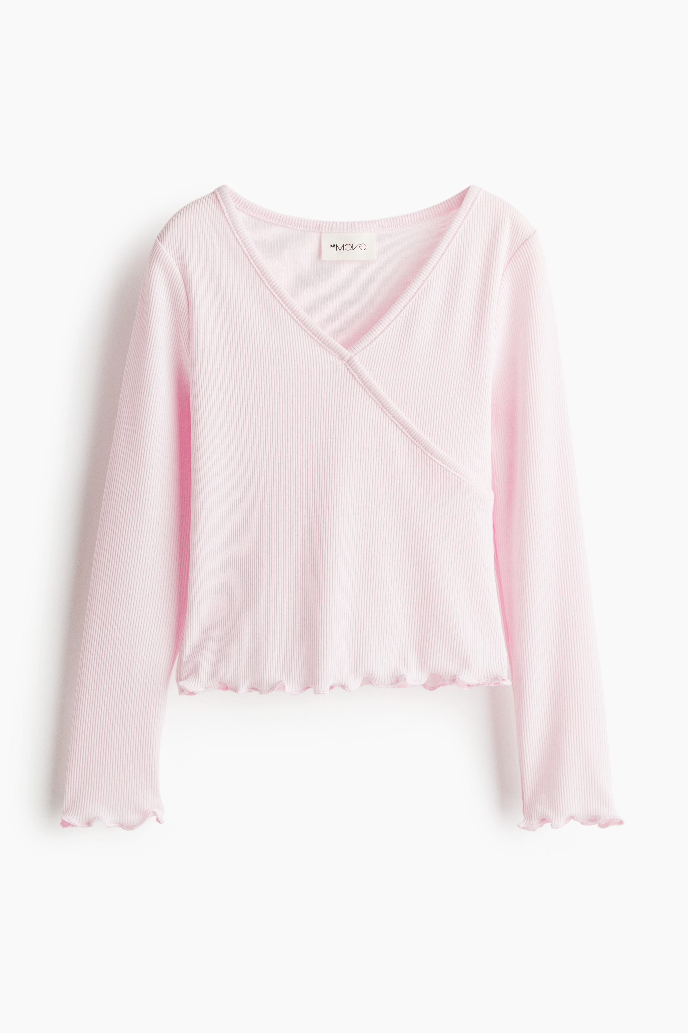 Activewear Wrap Top - Pink