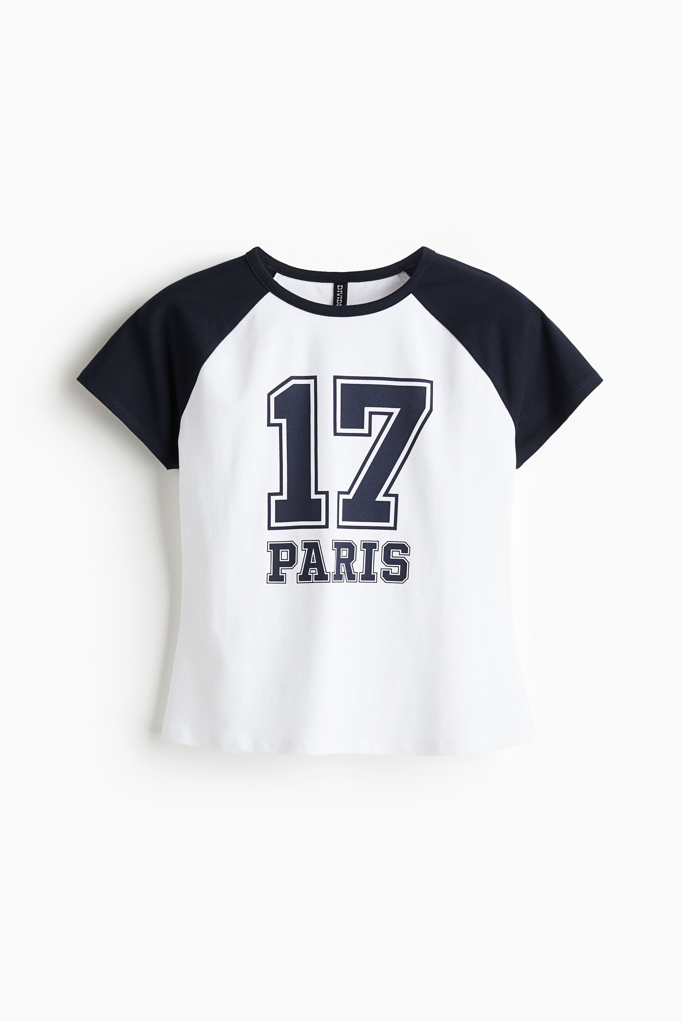 Print Cotton Tee - White/17