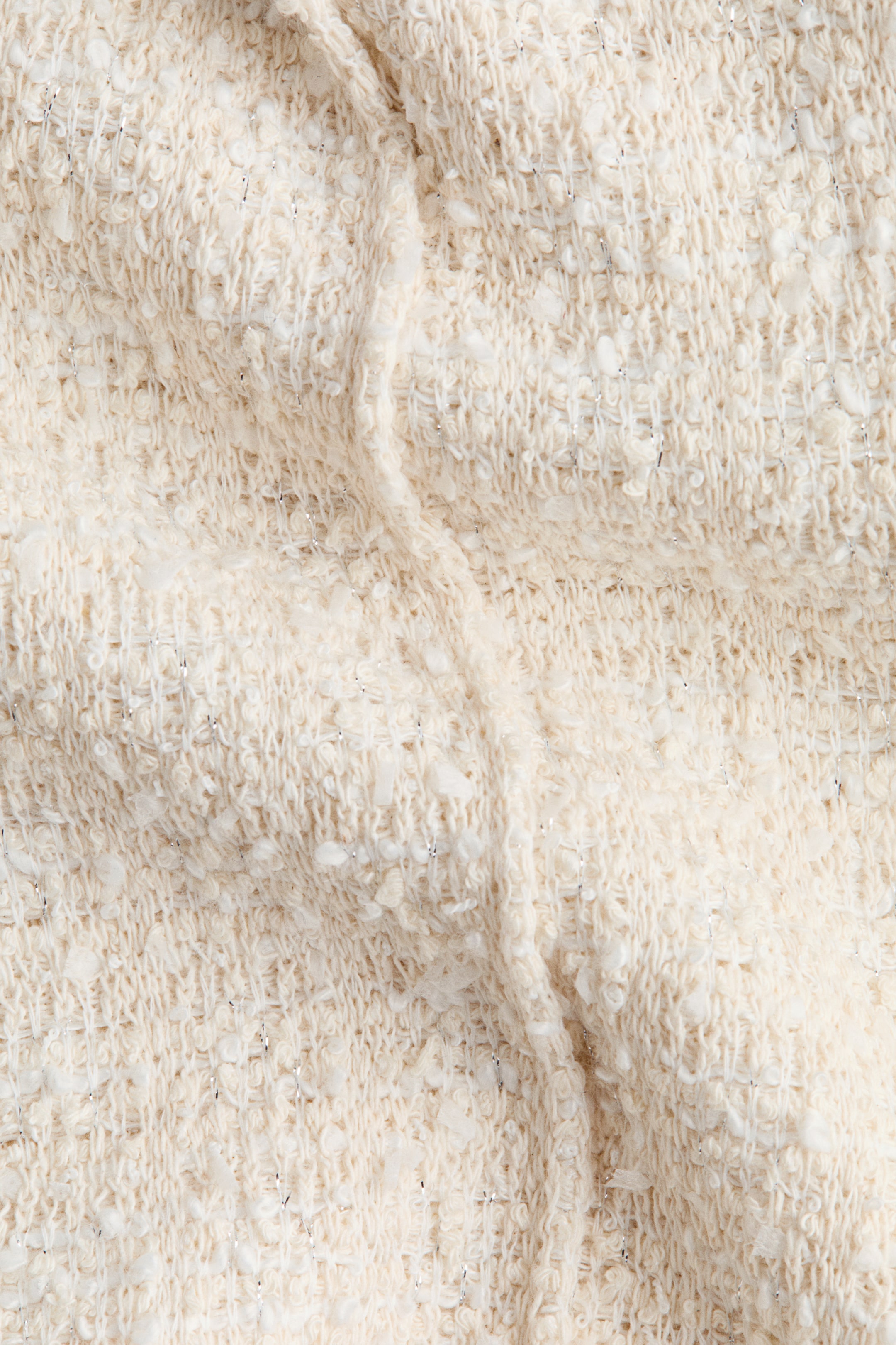 Pull-On Bouclé-Knit Pants