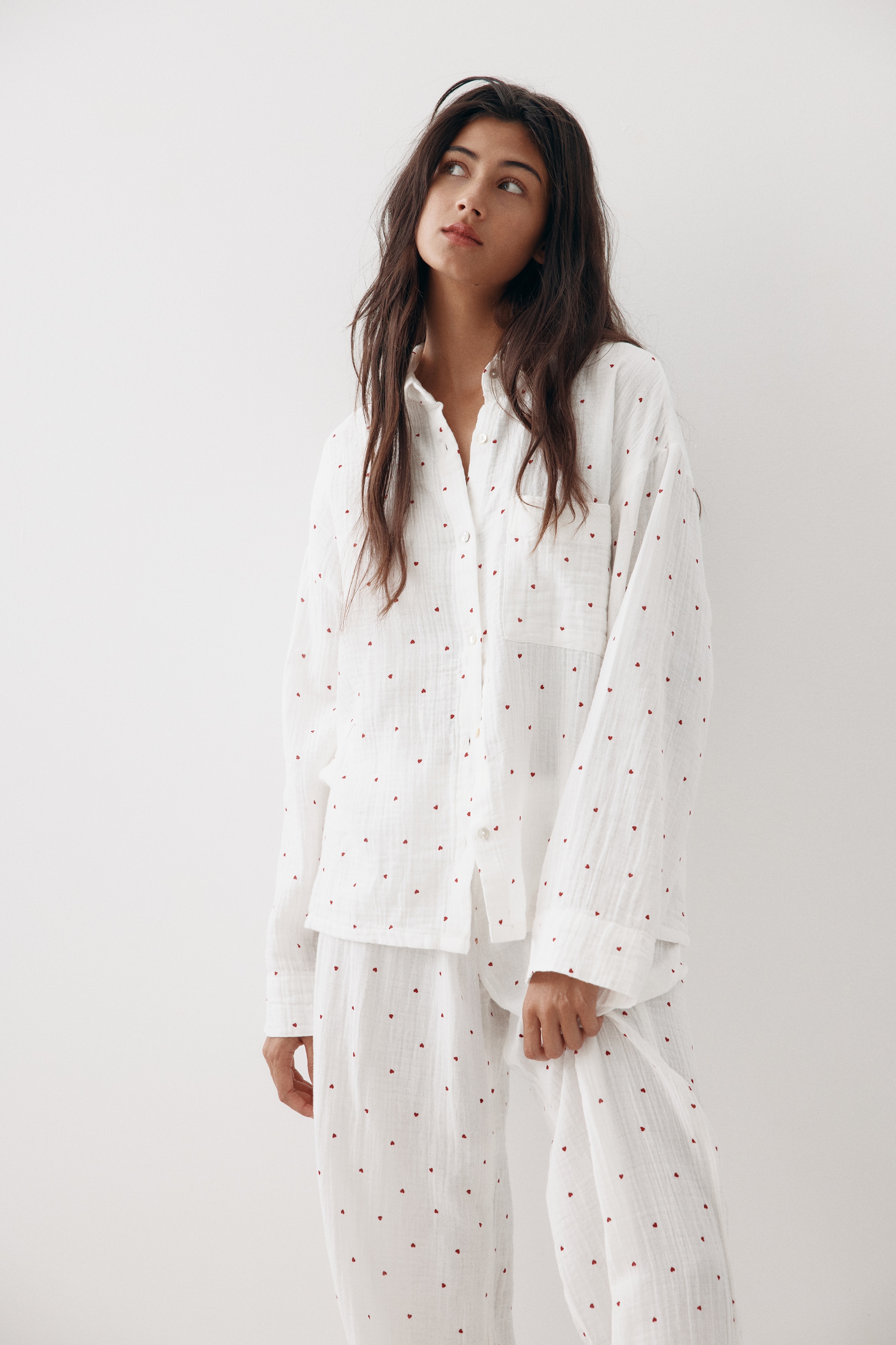 Cotton muslin pyjamas