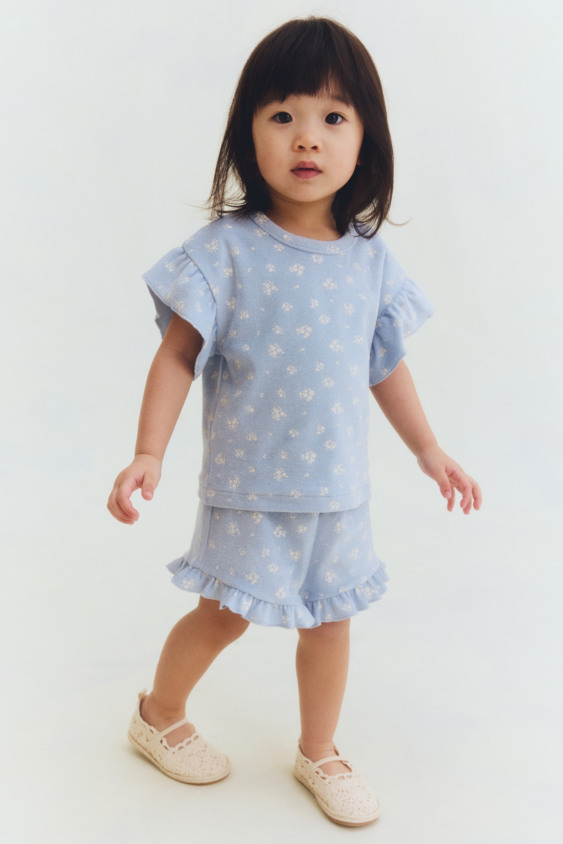 2-piece printed terry set