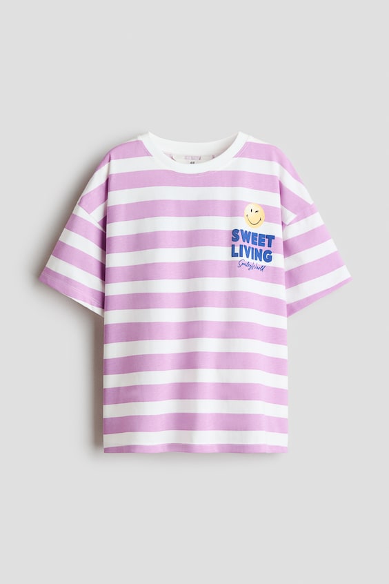 Детские футболки H&M Printed Cotton T-Shirt