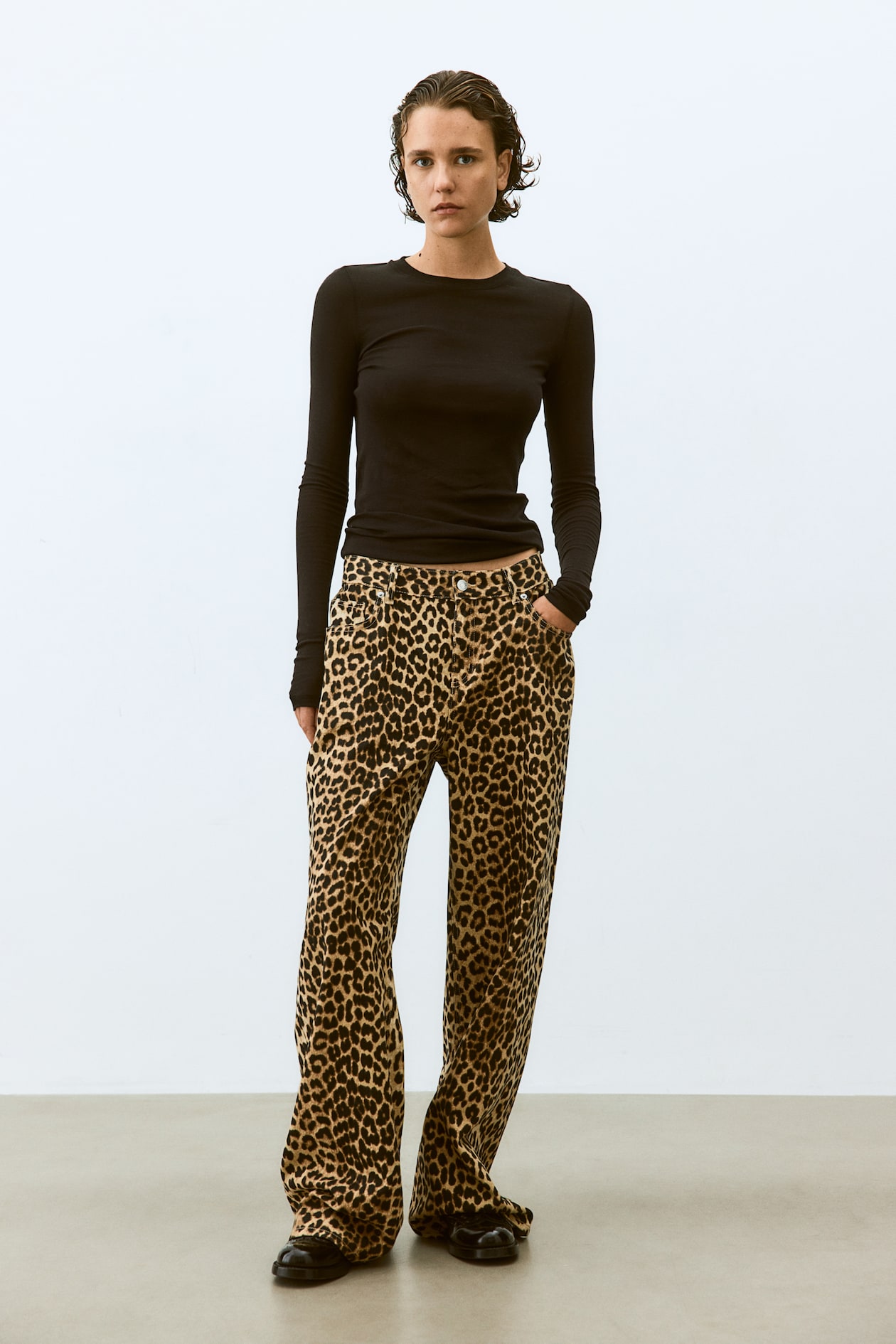 Pantaloni Tuta H M Leopardato Tuta Leopardata H&m Leopardato