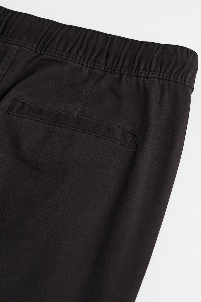 Pantalon jogger cargo Skinny Fit - Noir/Beige - 2