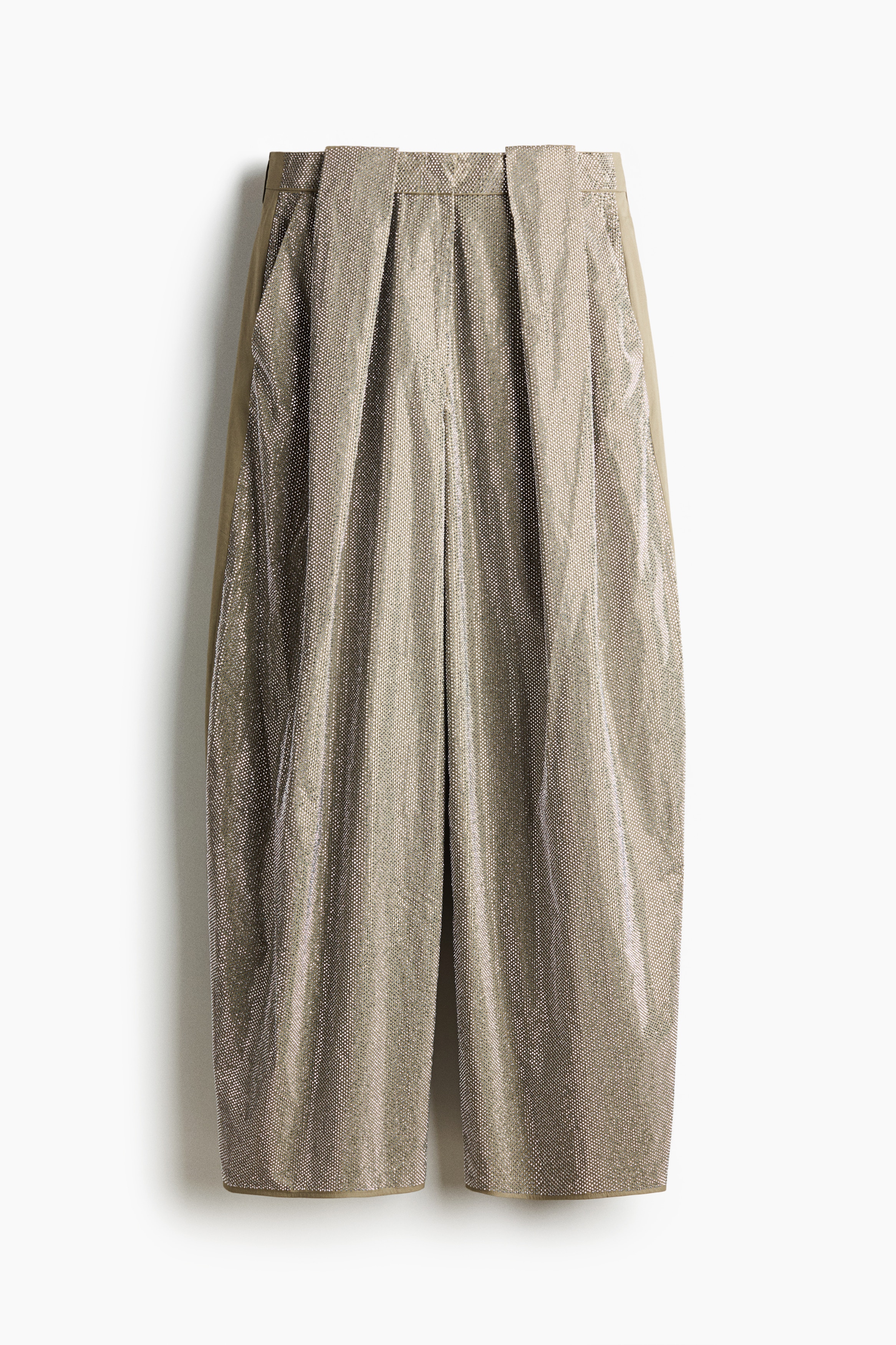 Verzierte Hose mit Barrel Leg
