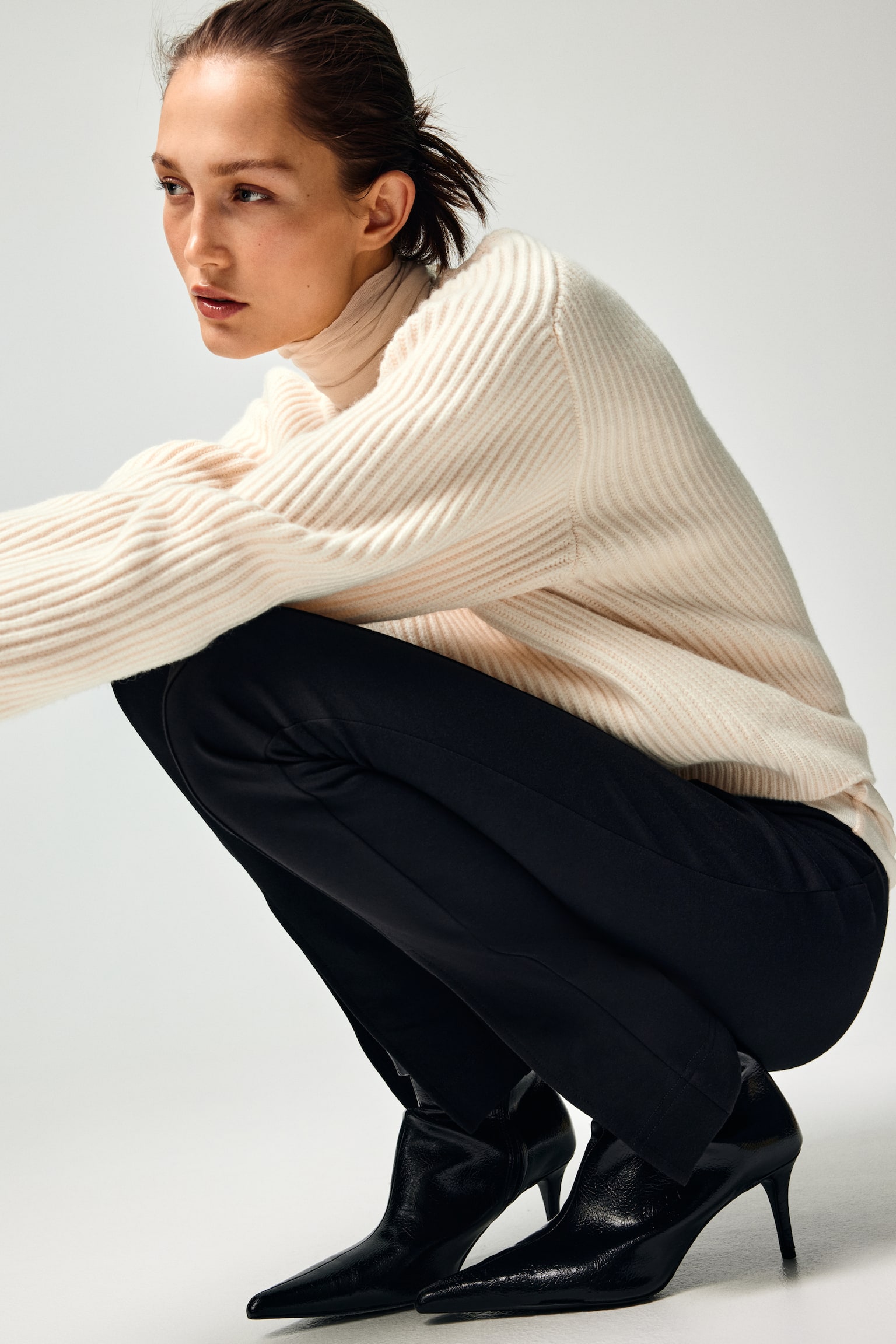 Ponte di Roma leggings - Black/Navy blue - 1