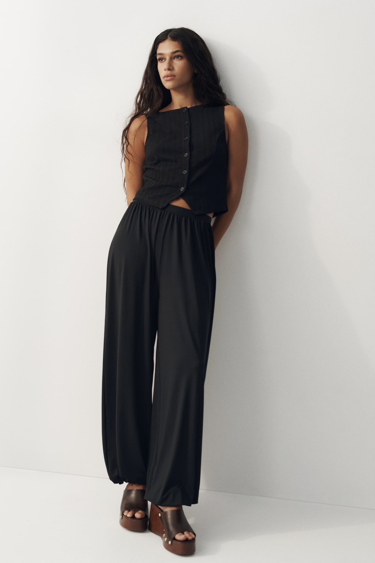 Textured Jersey Vest - image 4