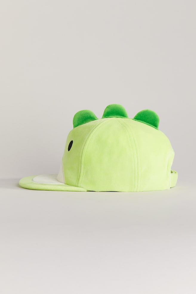 Mütze aus Velours mit Applikation - Knallgrün/Squishmallows - 2