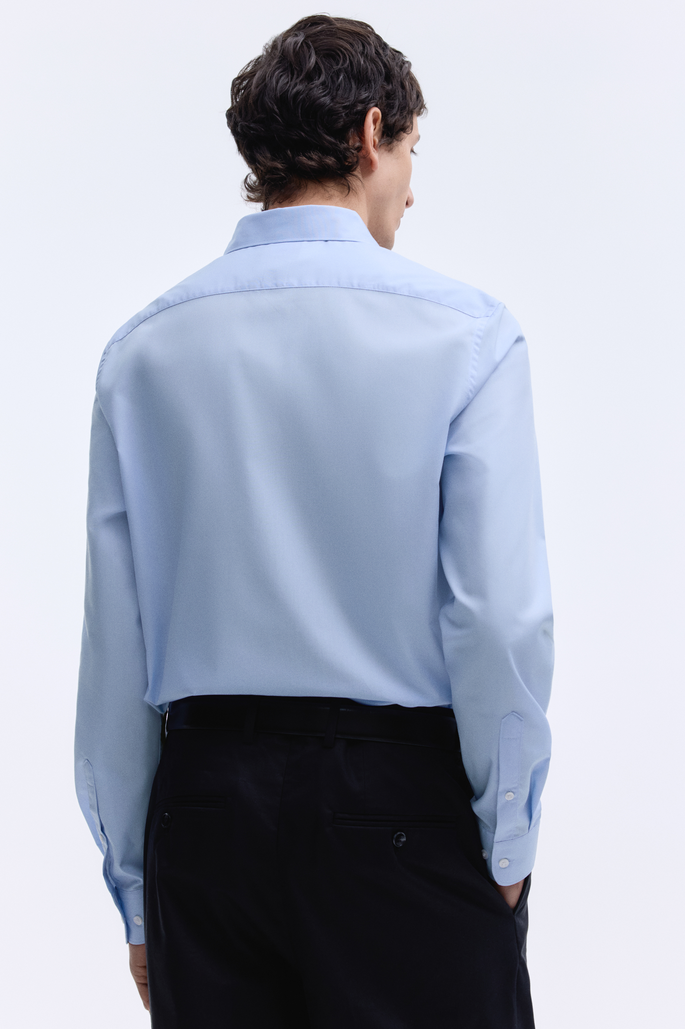 muscle fit dress shirt h&m Mens Pleated Dress Pants Single Deep Pleat-Wide Leg 22-Inch Around The Bottom In 10 Colors Unhemmed Unfinished Bottom Solid Charcoal Gray / Dress size main image 0