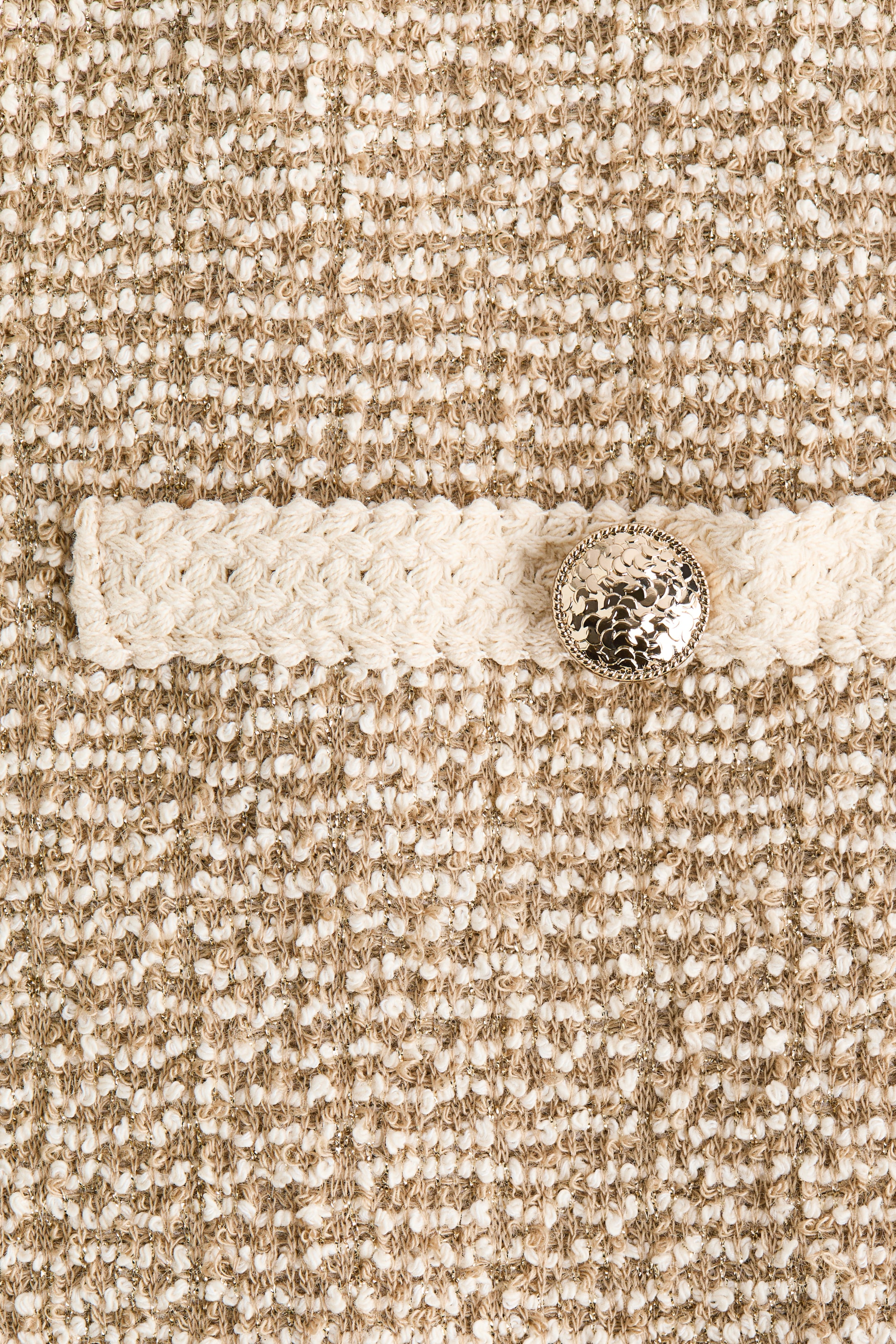 Bouclé-Knit Dress