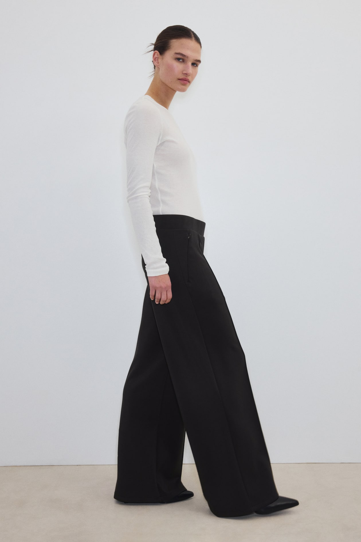 Cooling Relaxed-Fit Wide-Leg Pants - image 2