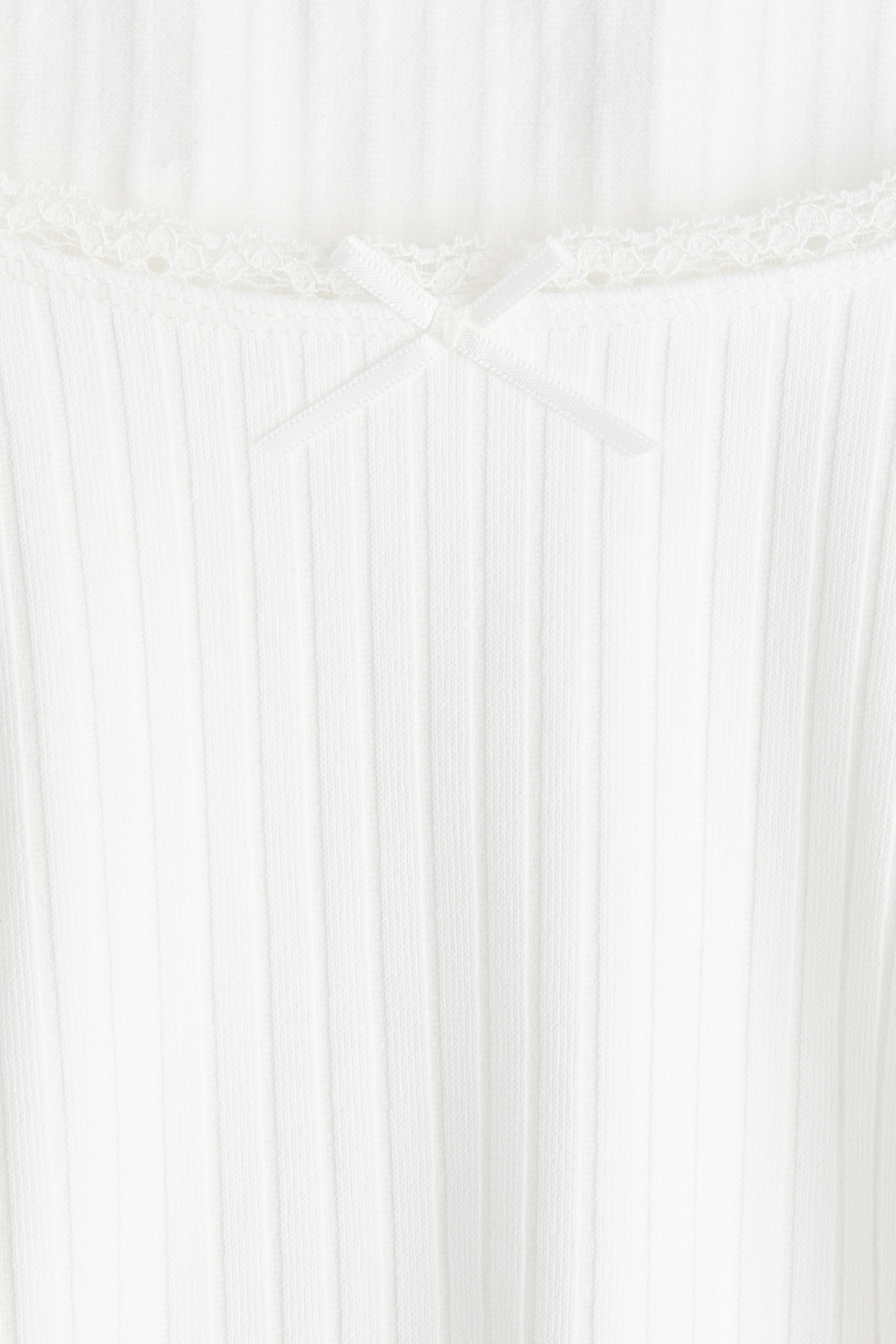 Ribbed jersey top