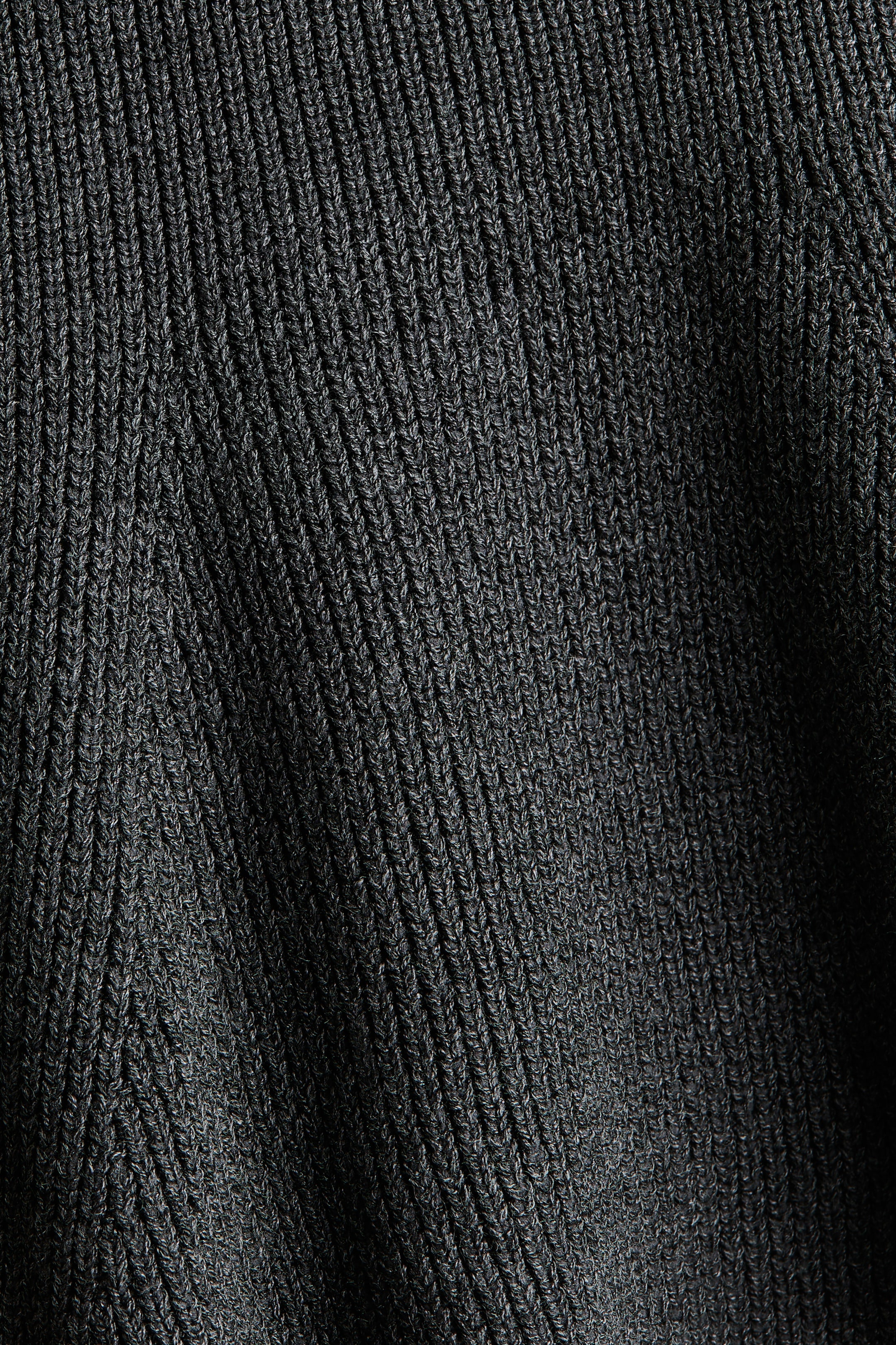 Rib-Knit Peplum Top
