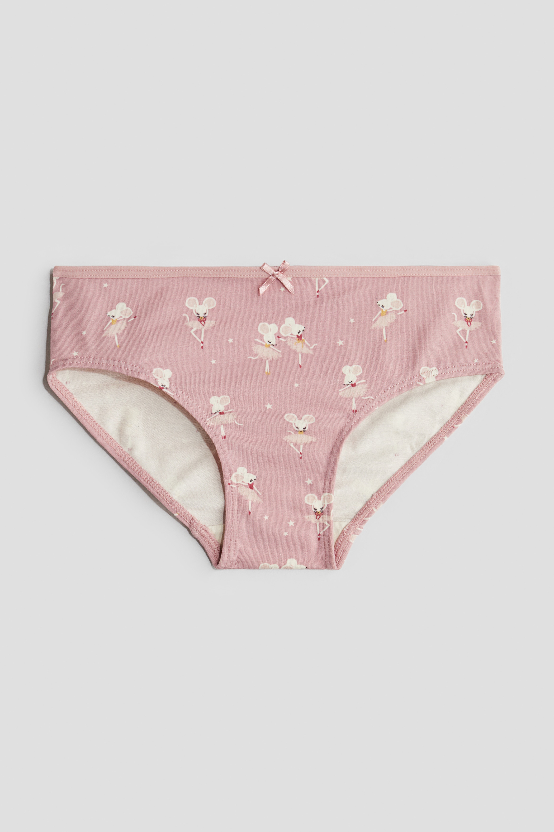 5-pack Cotton Briefs - Light pink/hearts - Kids | H&M US