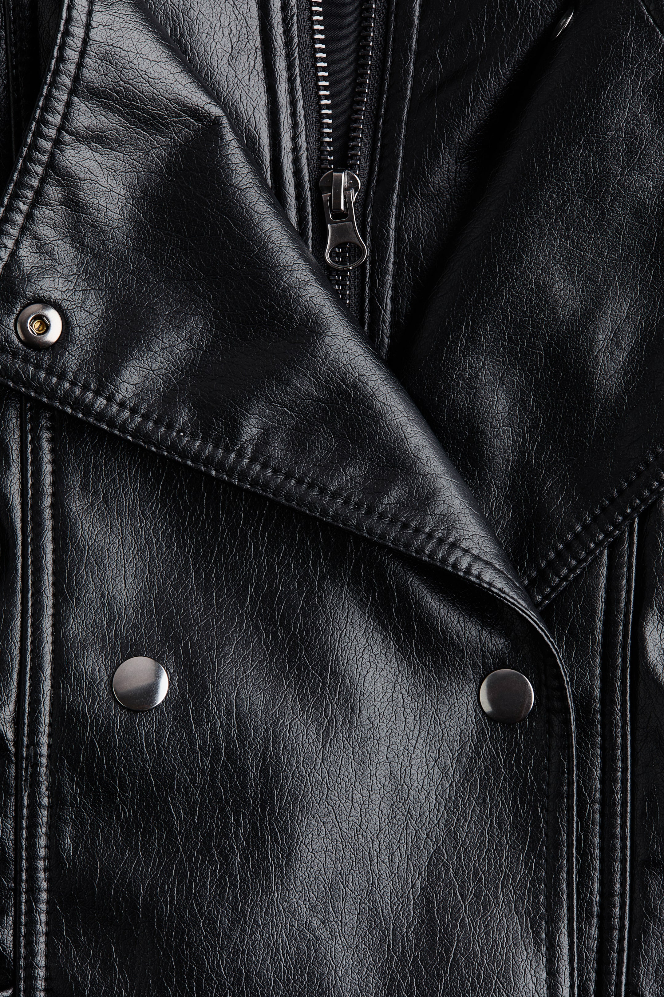 Oversized Coated Jacket