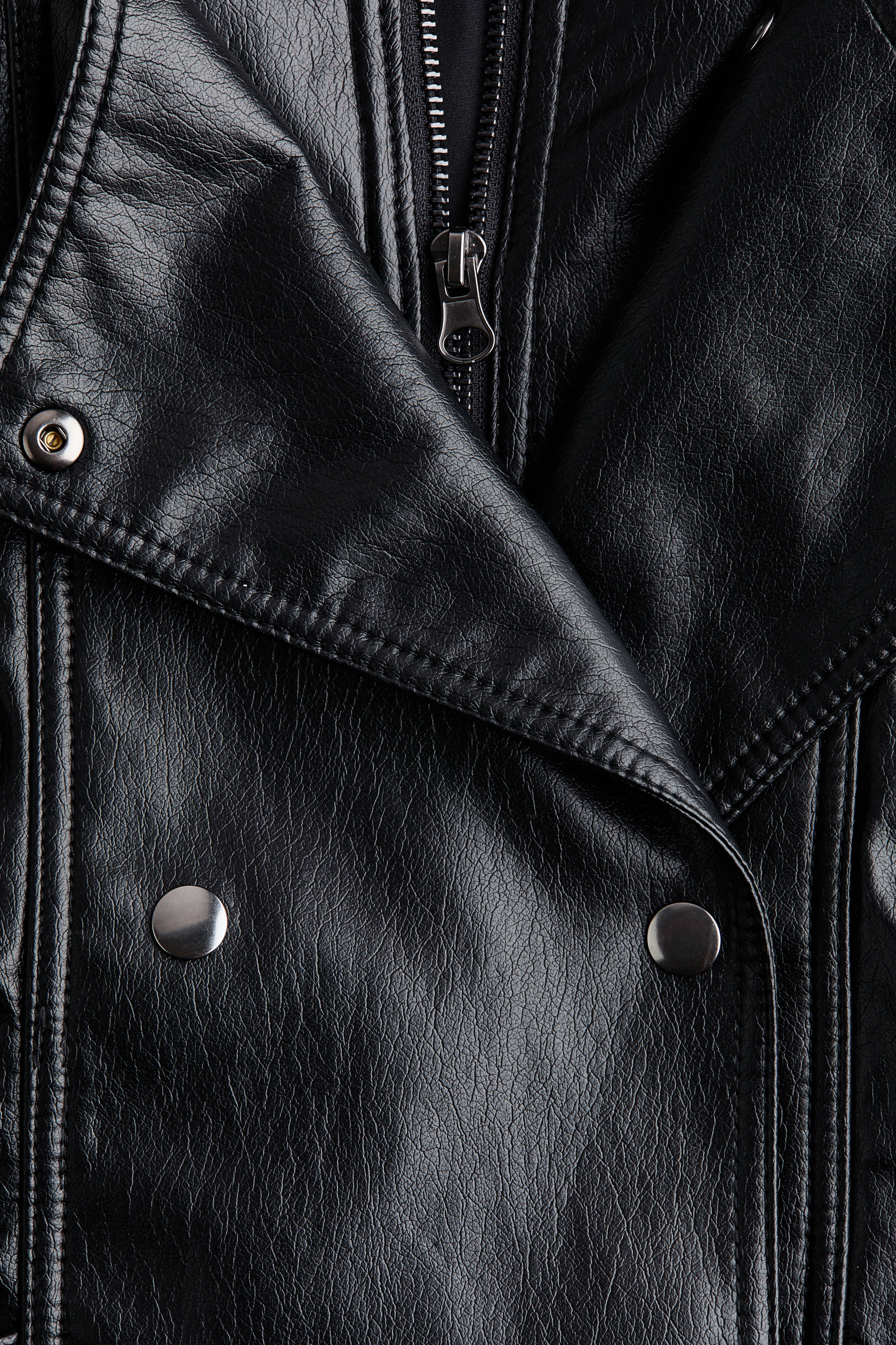 Oversized Coated Jacket