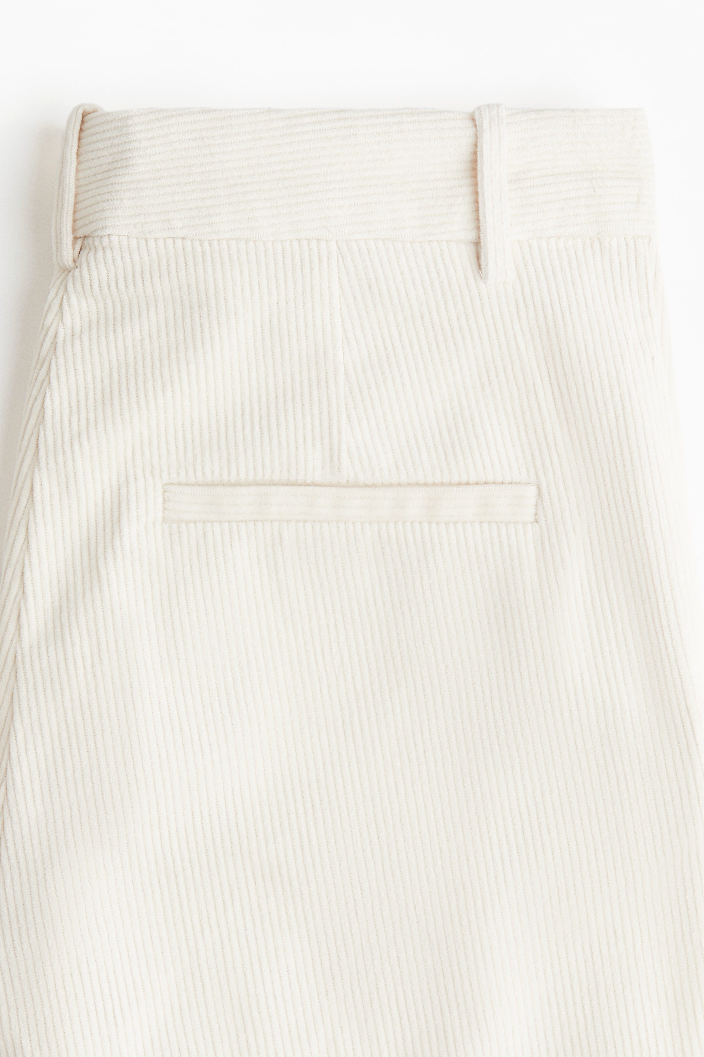 Bootcut corduroy trousers
