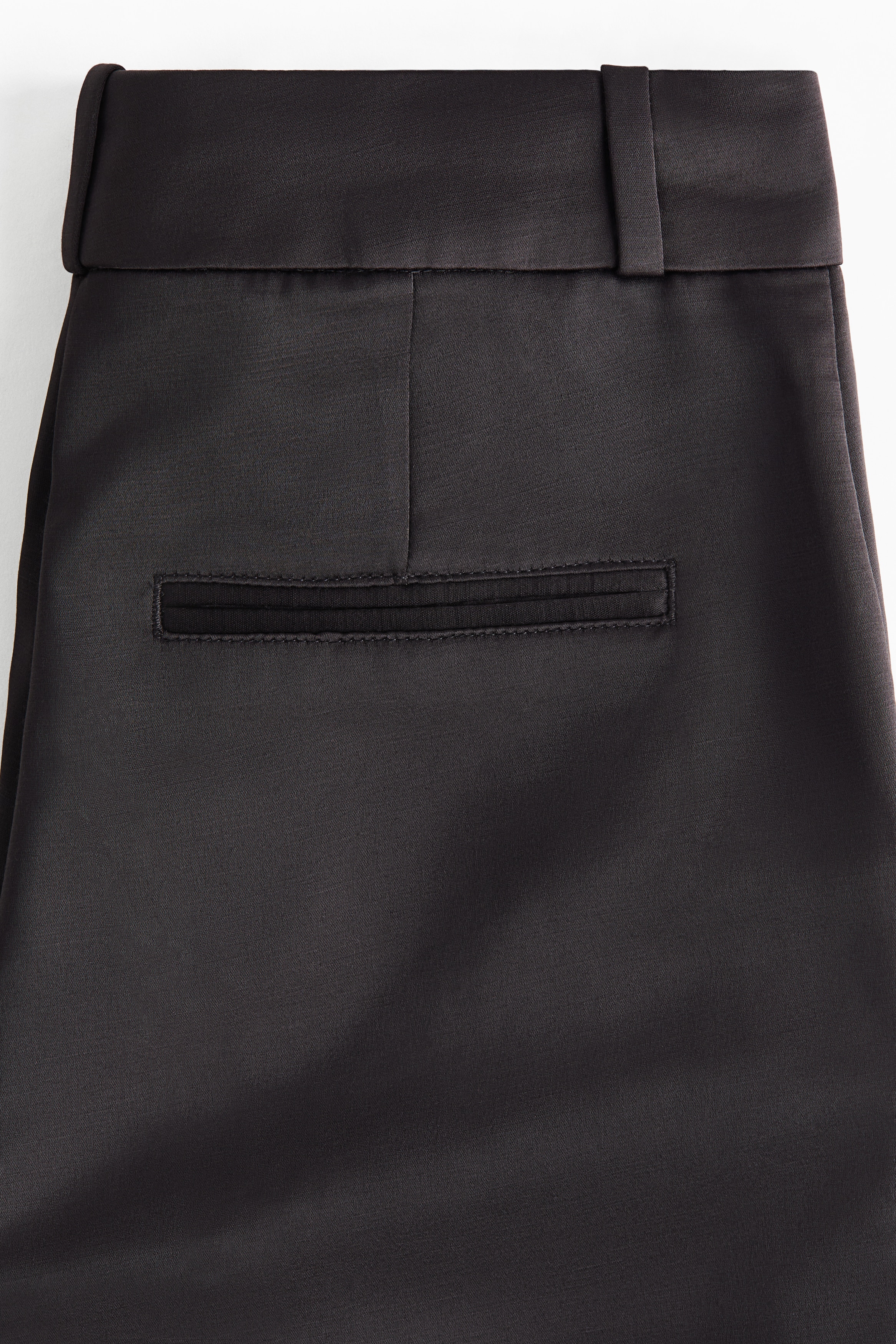 High-waisted tailored trousers