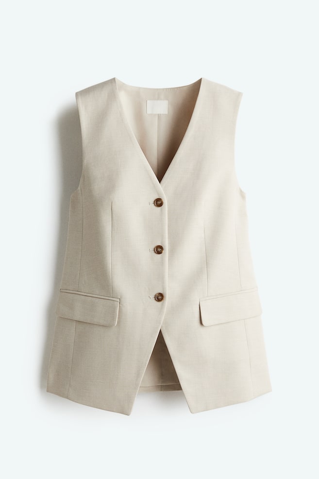 Long suit waistcoat - Light beige - 1